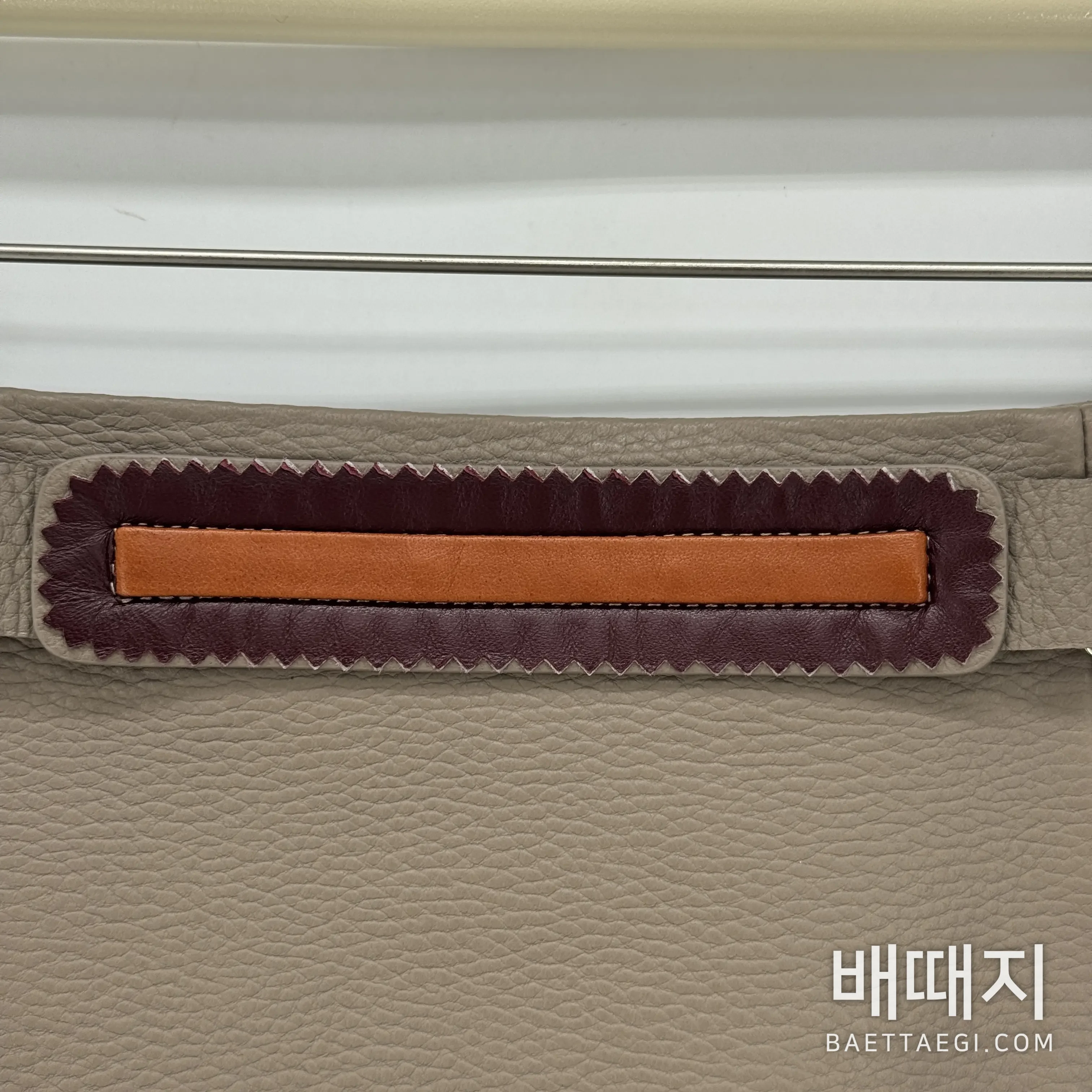 에르메스 램스킨 가죽 여성 스커트 206777 검수사진 2