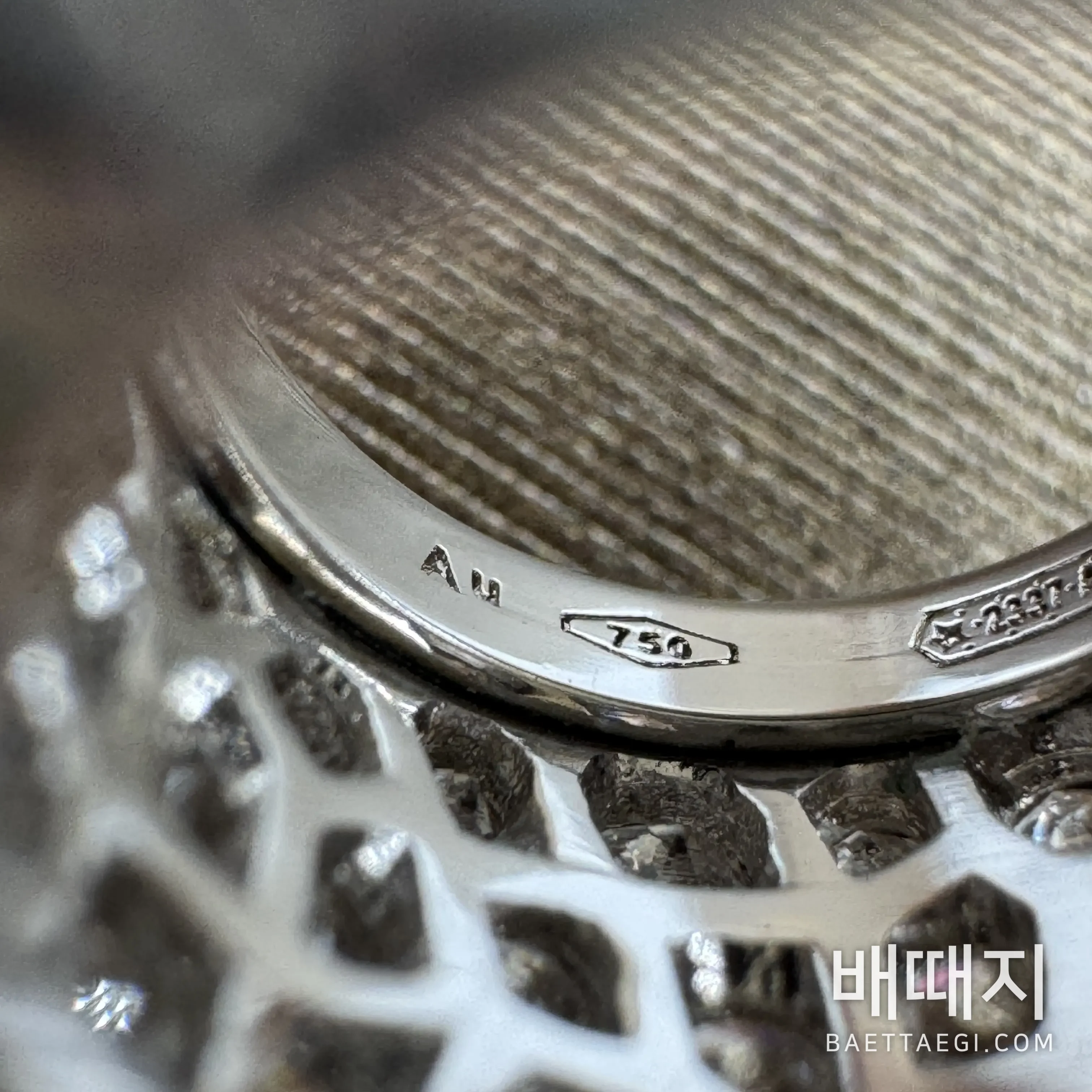 불가리 B.zero 1 풀 다이아몬드 원통형 목걸이 178596 검수사진 5