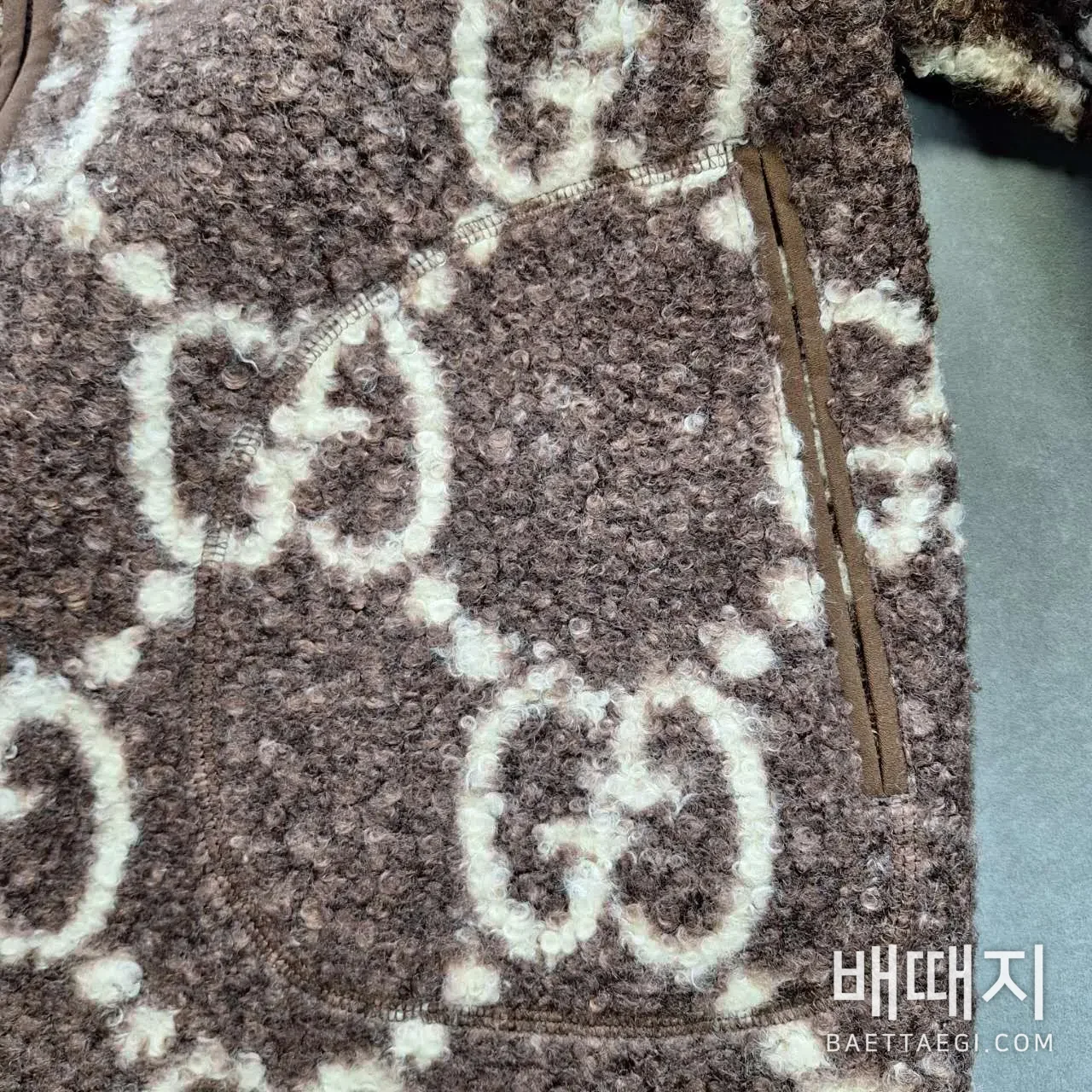 구찌 GG 자카드 테디 자켓 186311 검수사진 4