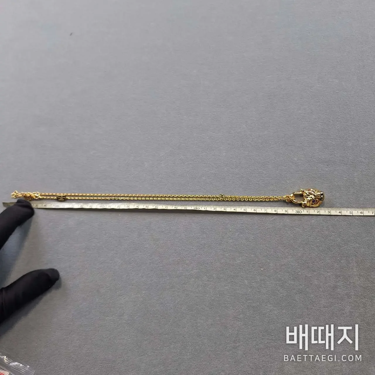 루이비통 MY LV 타이거 헤드 목걸이 64031 검수사진 6