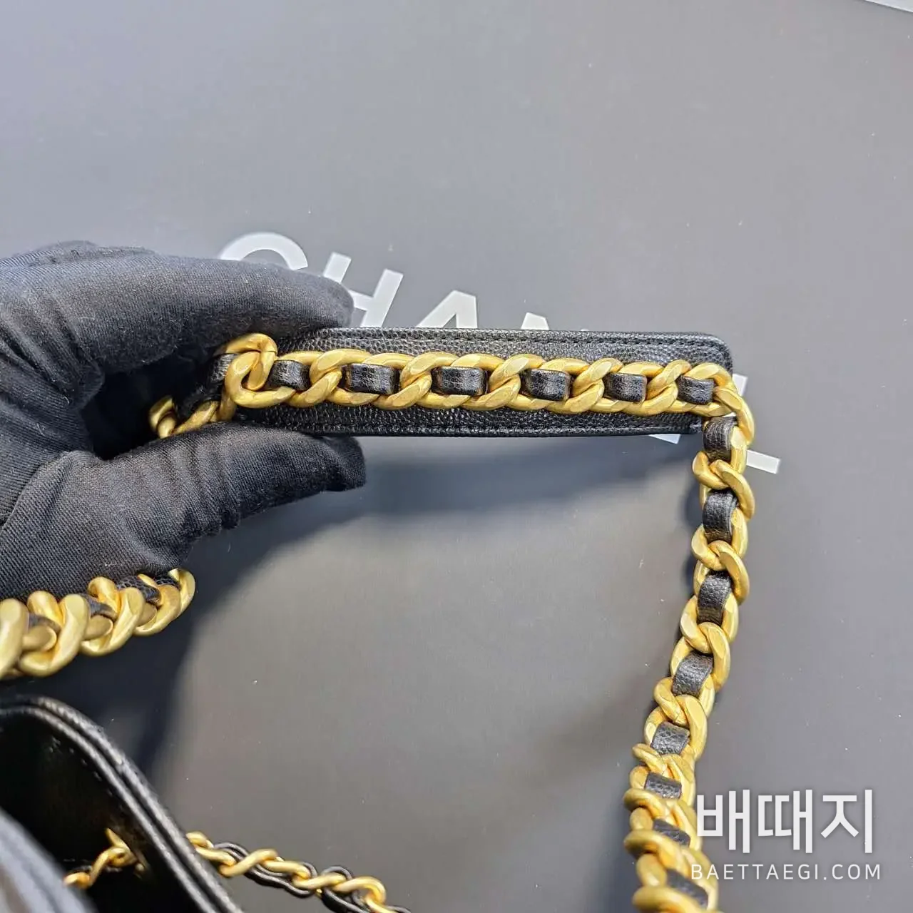 샤넬 캐비어 버킷백 193817 검수사진 16
