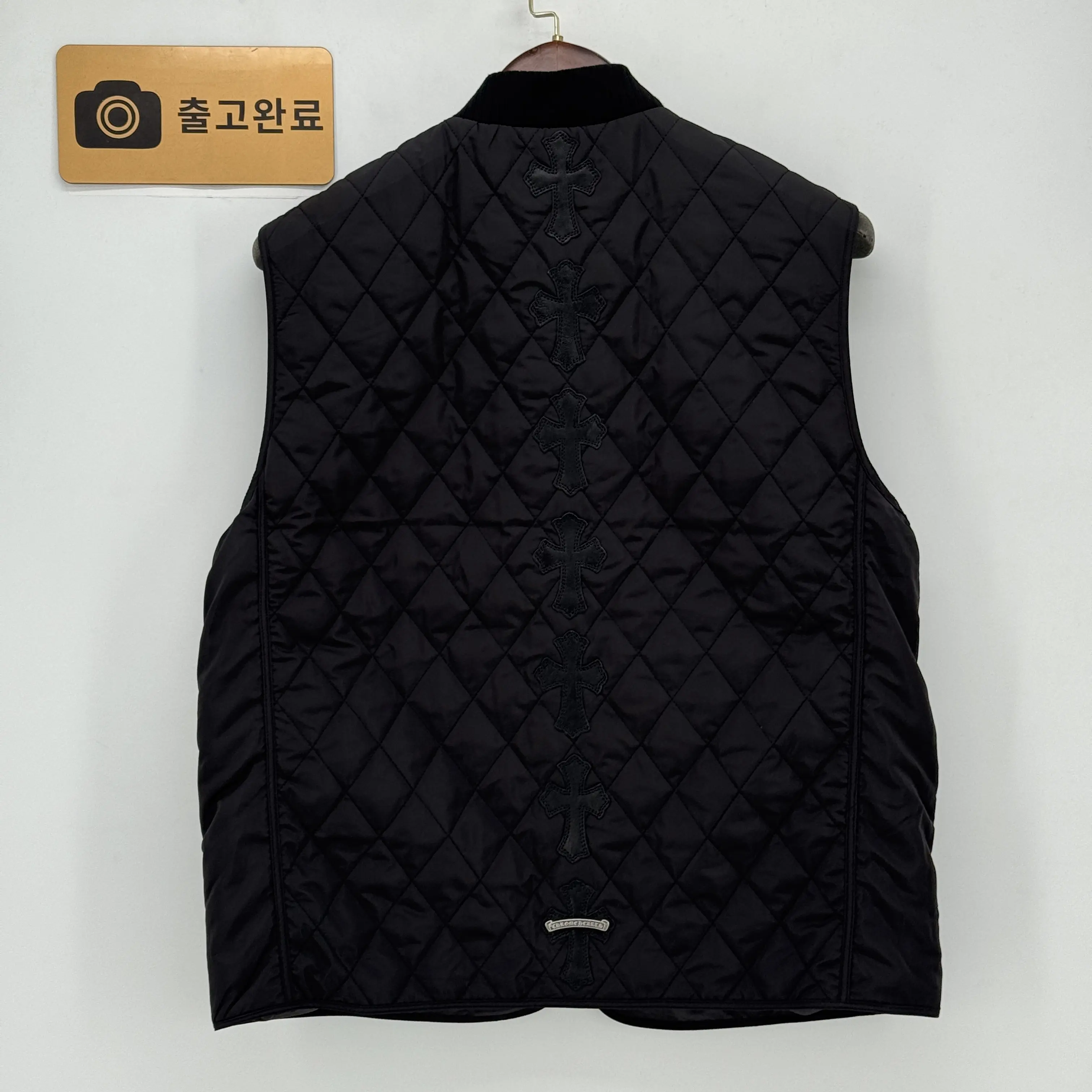 크롬하츠 스파인 크로스 패치 조끼 83270 검수사진 4