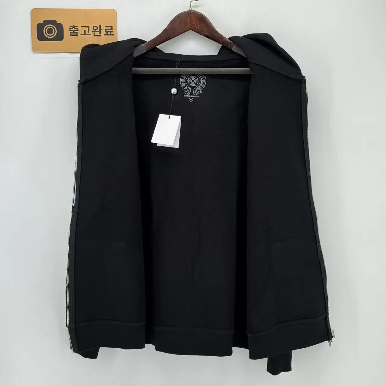 크롬하츠 말발굽 기린 무늬 프린트 집업 자켓 28940 검수사진 8