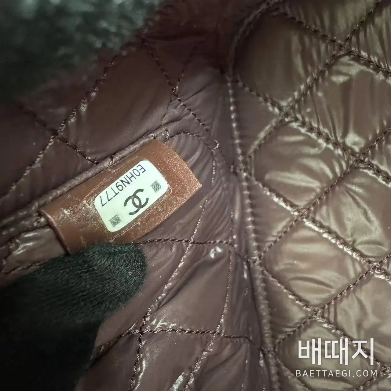 샤넬 블랙 토일러리 핸드백 193247 검수사진 7