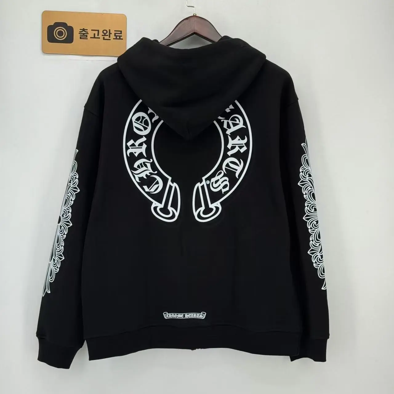 크롬하츠 말발굽 기린 무늬 프린트 집업 자켓 28940 검수사진 6