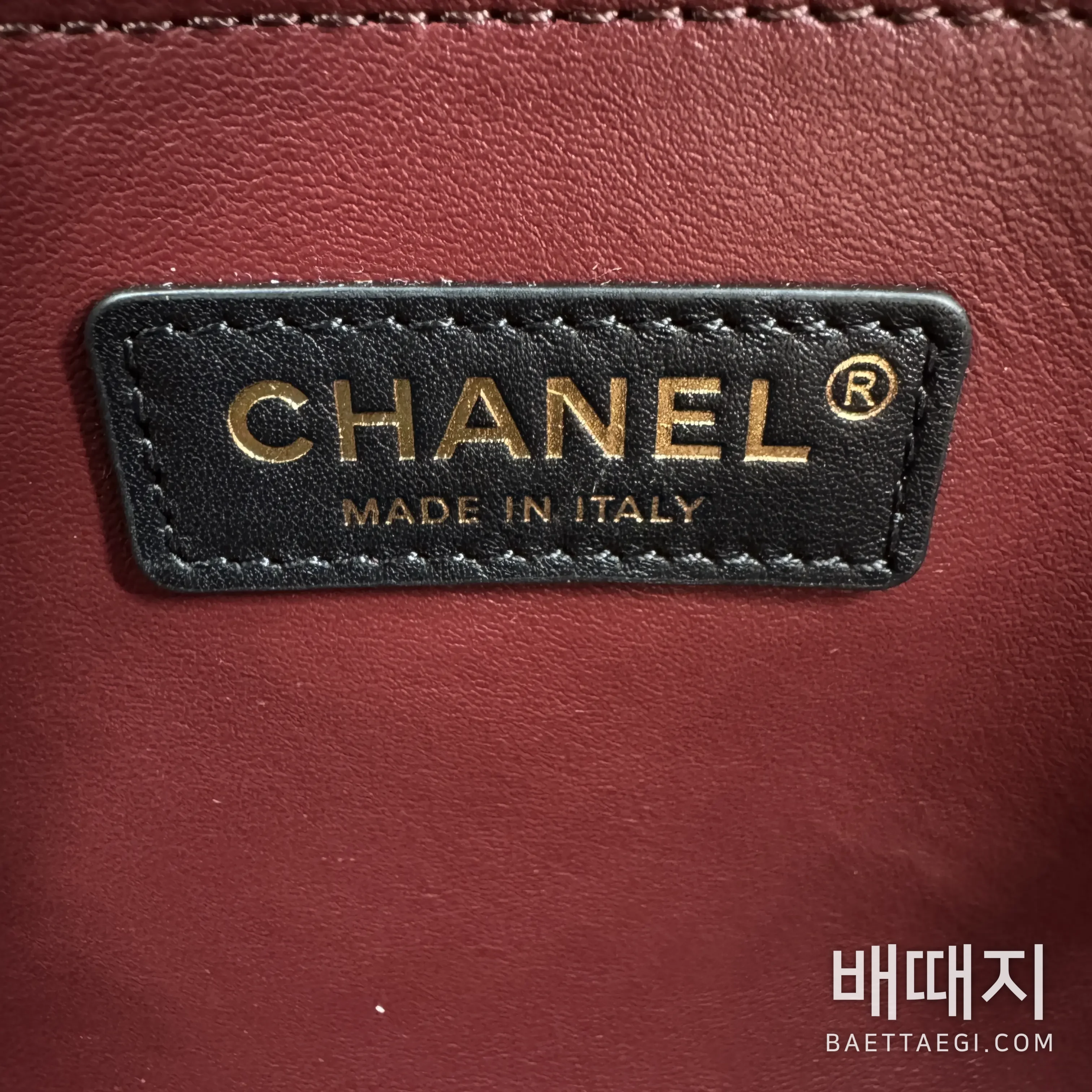 샤넬 악어무늬 크루아송 쇼핑백 가방 193825 검수사진 15