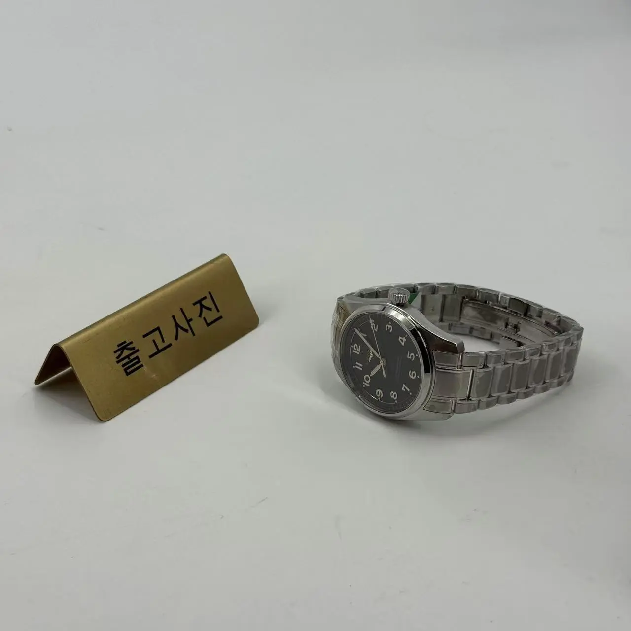 론진 스피릿 파일럿 39mm 체인 메탈 검수사진 1