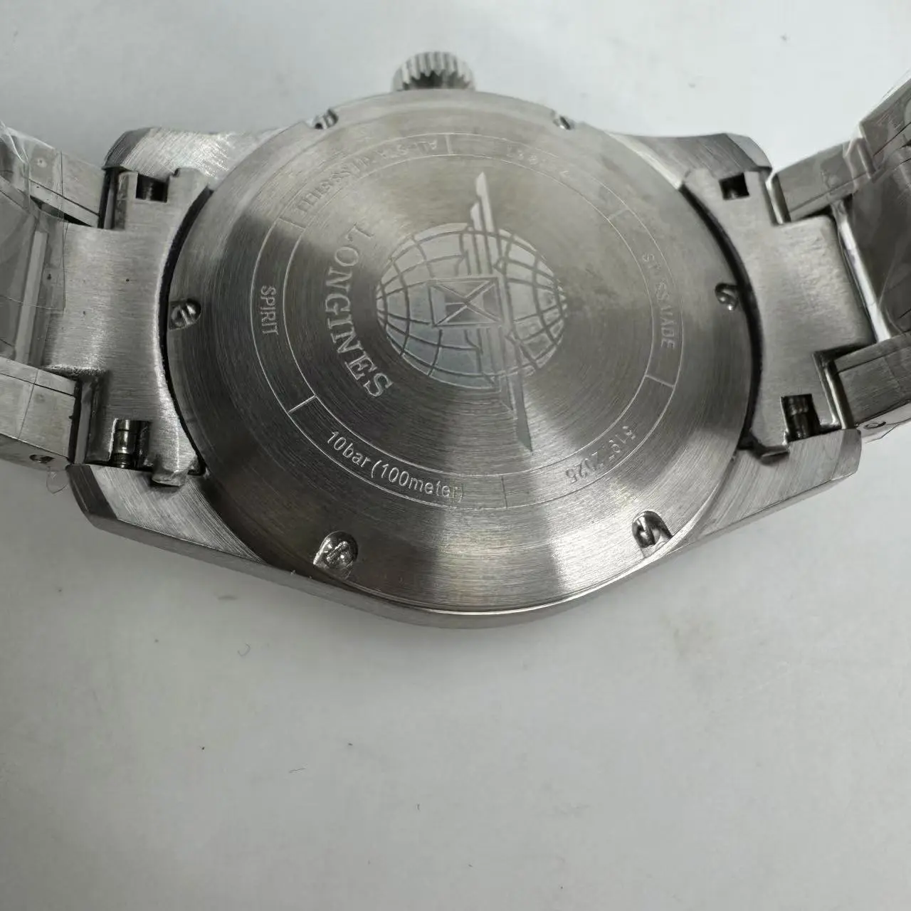 론진 스피릿 파일럿 39mm 체인 메탈 검수사진 7