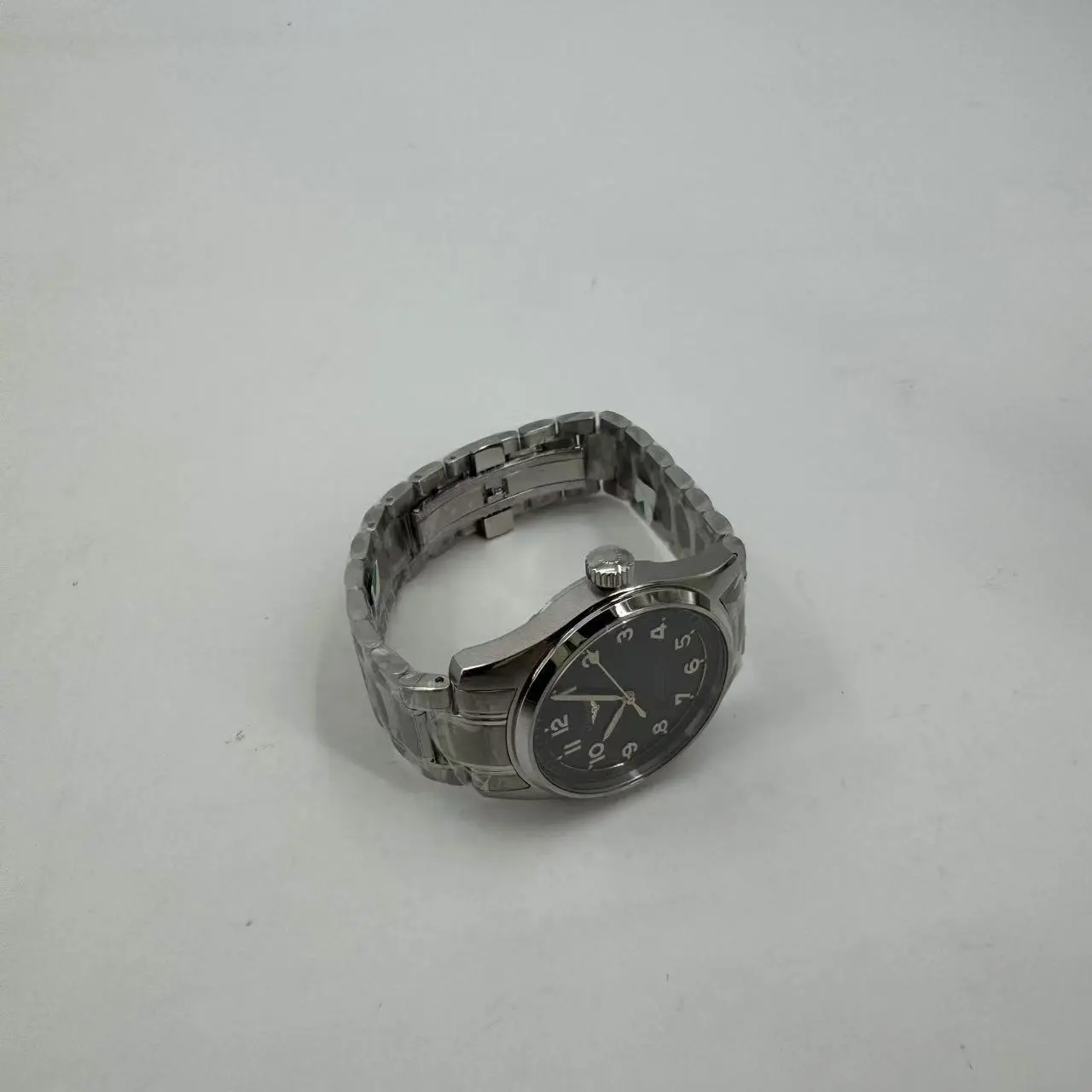론진 스피릿 파일럿 39mm 체인 메탈 검수사진 2