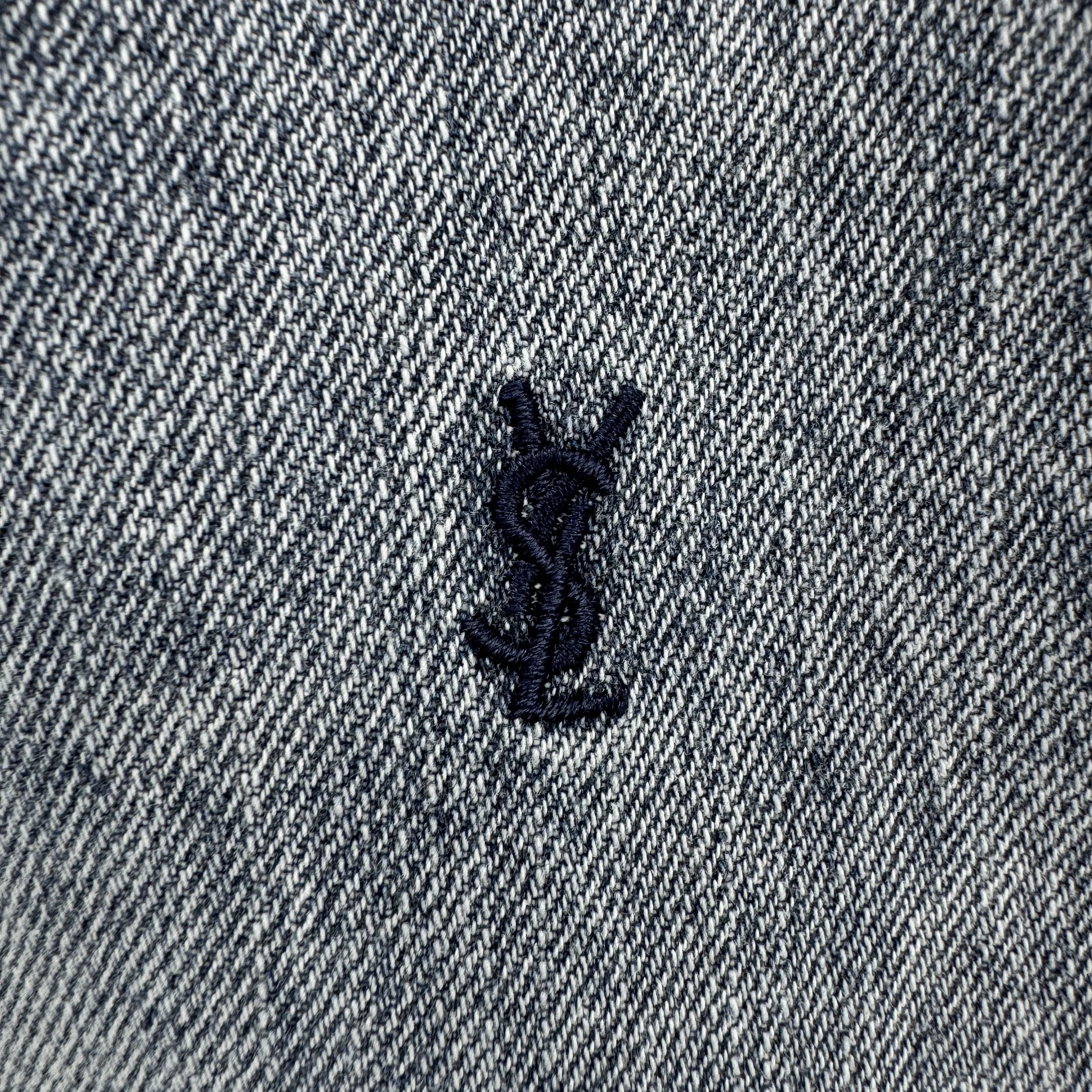 생로랑 YSL 자수 데님 재킷 긴팔 158876 검수사진 5
