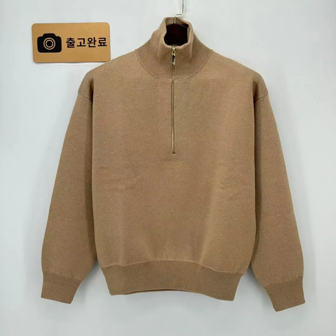 샤넬 하프 지퍼 터틀넥 여성 니트 142670 검수사진 1