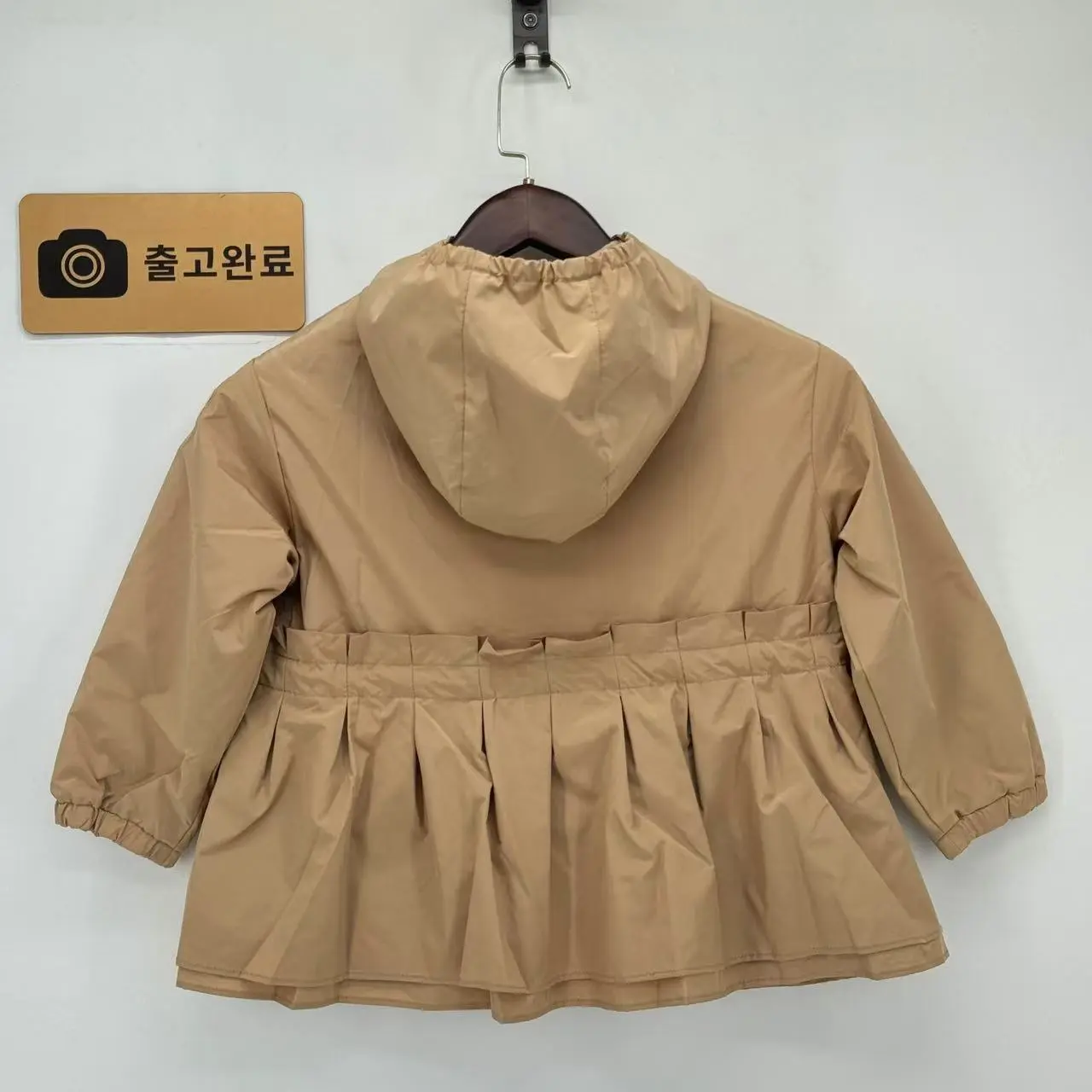 몽클레르 카키 스커트 트렌치 코트 키즈 자켓 169859 검수사진 5