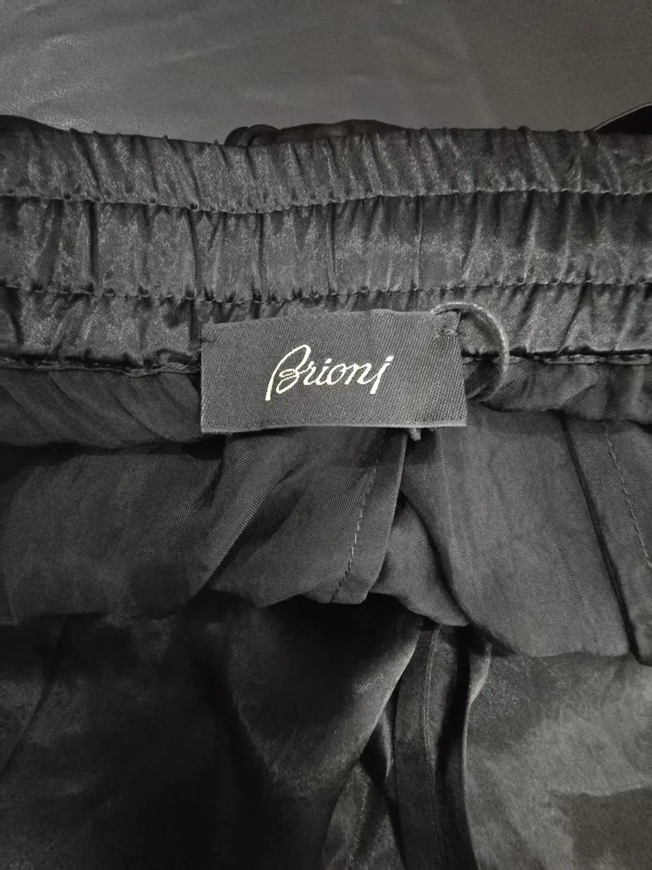 브리오니 brioni 새틴 팬츠 바지 검수사진 6