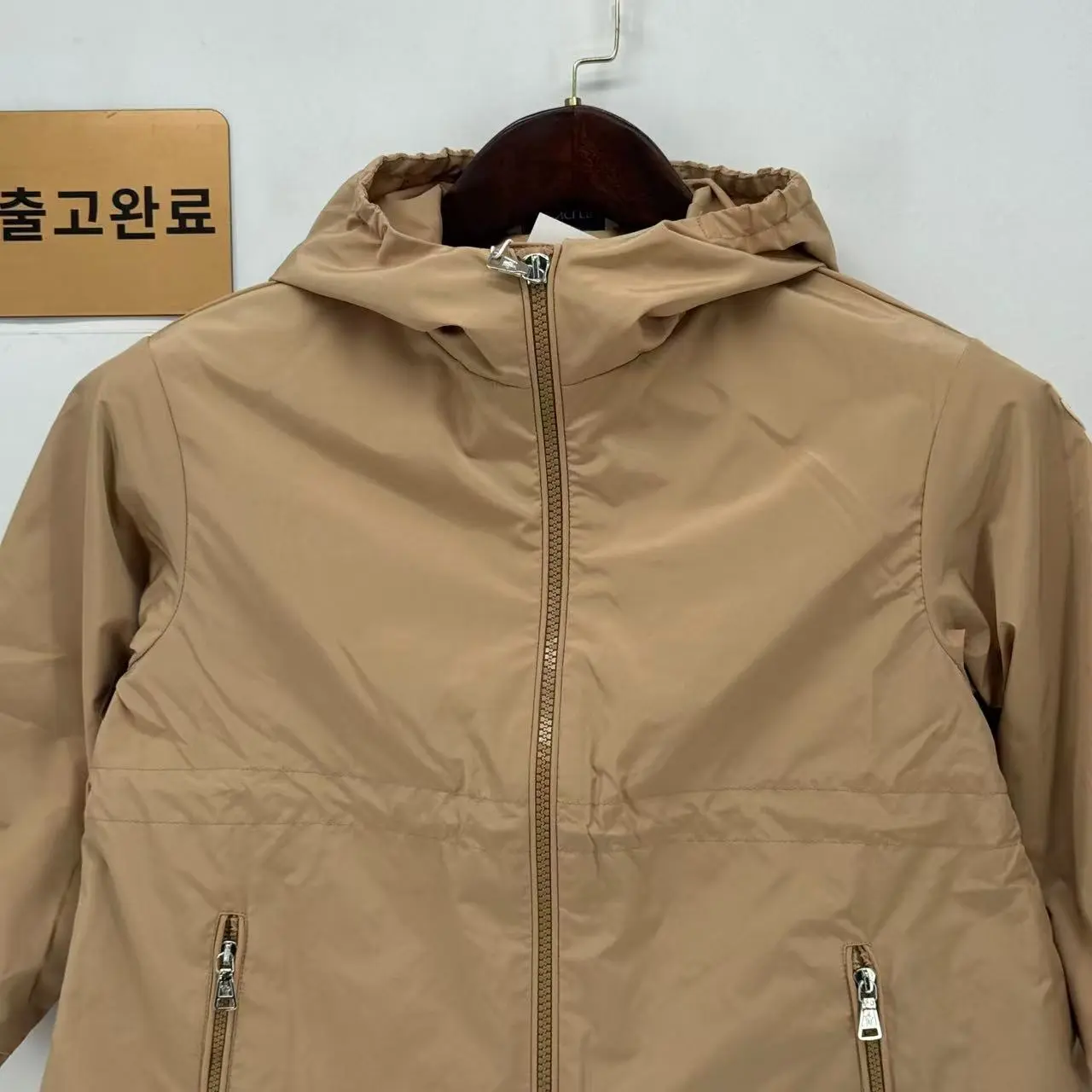 몽클레르 카키 스커트 트렌치 코트 키즈 자켓 169859 검수사진 2