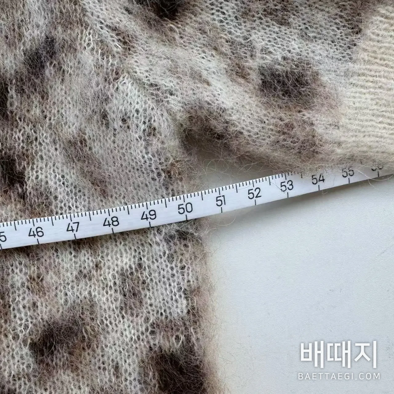 브루넬로쿠치넬리 오오야마네코 무늬 울 반팔 니트 157120 검수사진 8