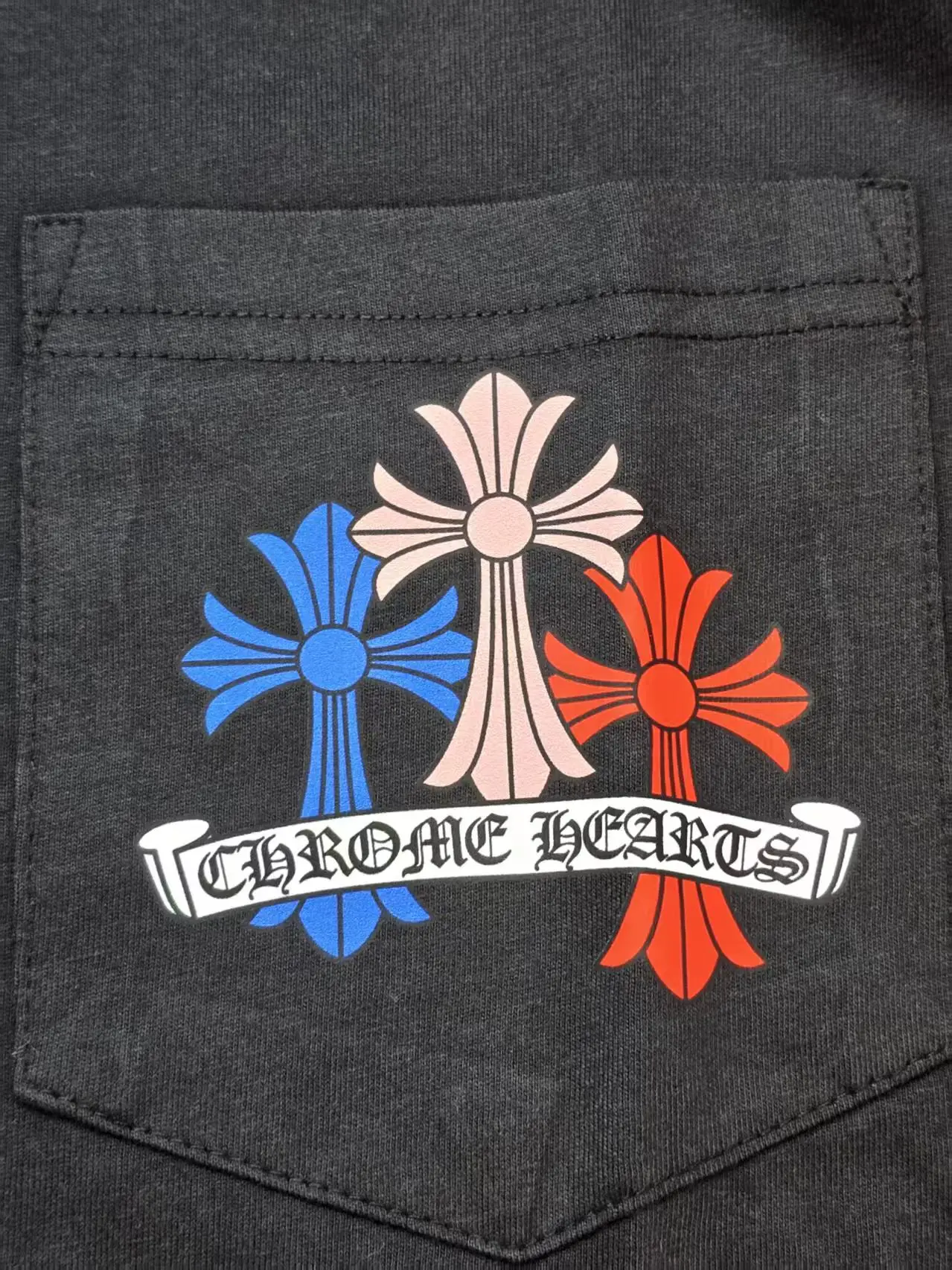 크롬하츠 컬러풀 크로스 팬텀 긴팔 티셔츠 검수사진 4