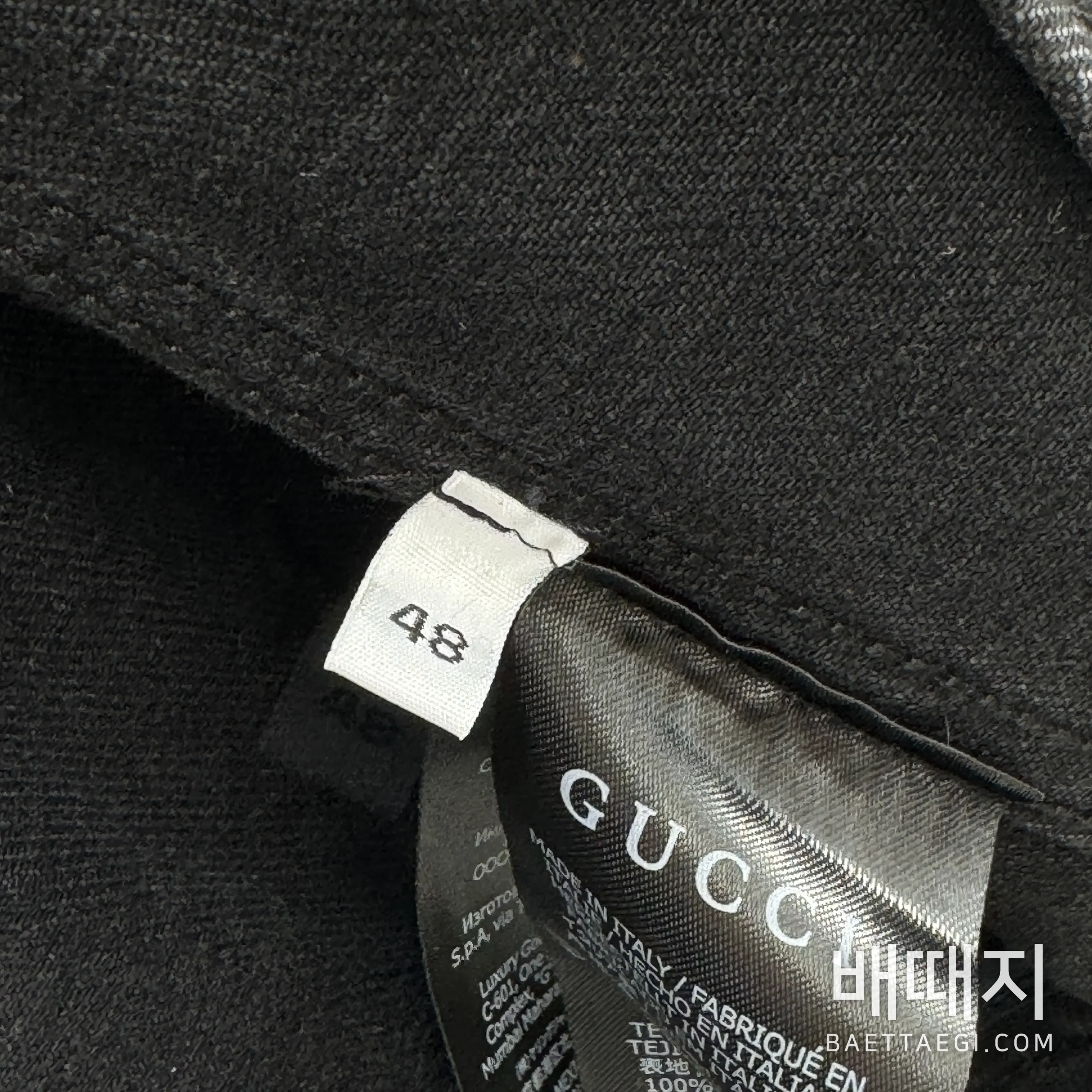 구찌 남성 데님 자켓 166923 검수사진 7