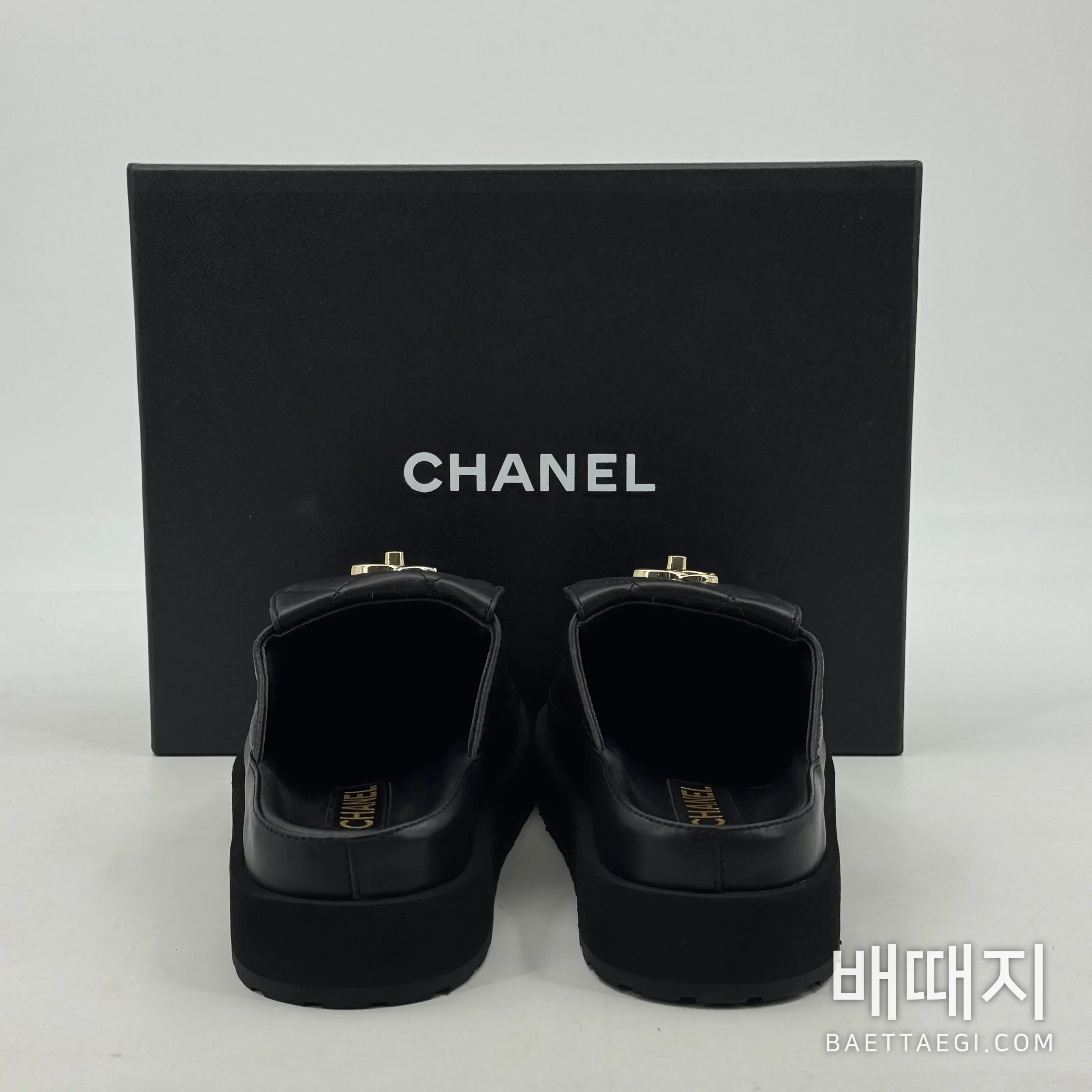 샤넬 빌켄슈토크 플랫폼 슬리퍼 94190 검수사진 4