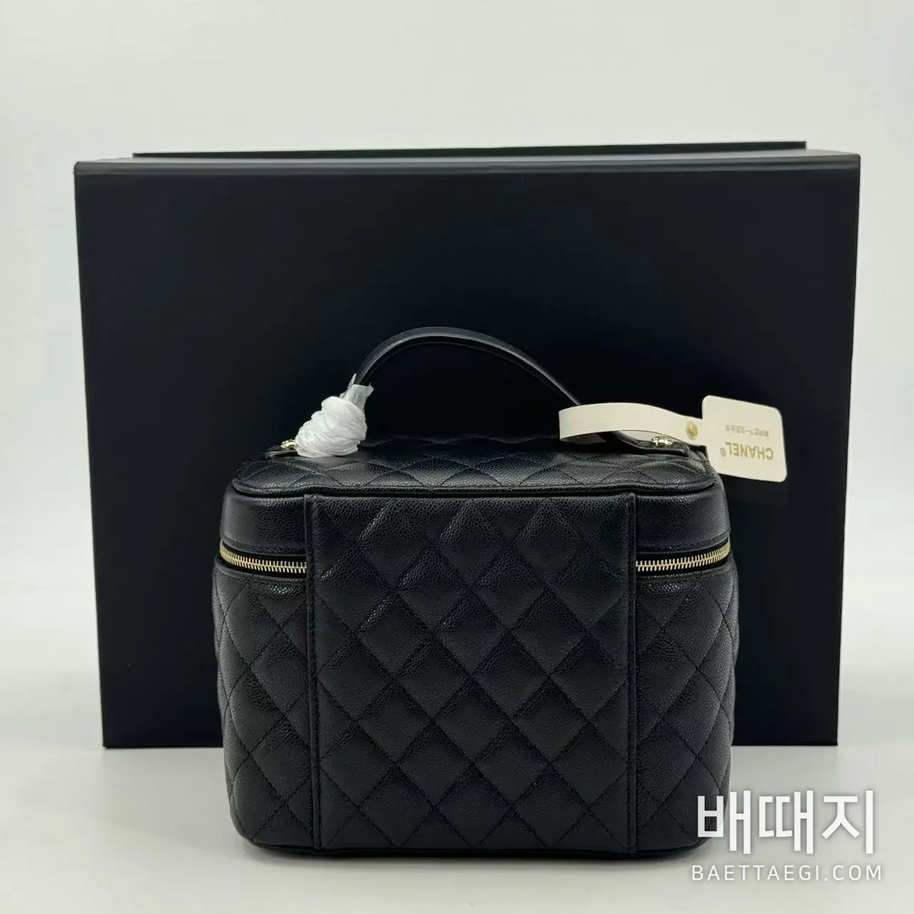 샤넬 블랙 토일러리 핸드백 193247 검수사진 2