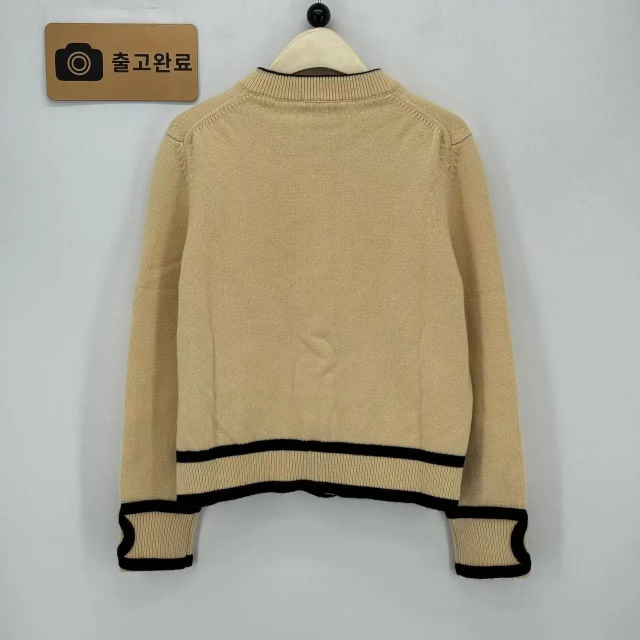 샤넬 크루넥 컬러블록 메탈 버튼 자켓 194630 검수사진 5