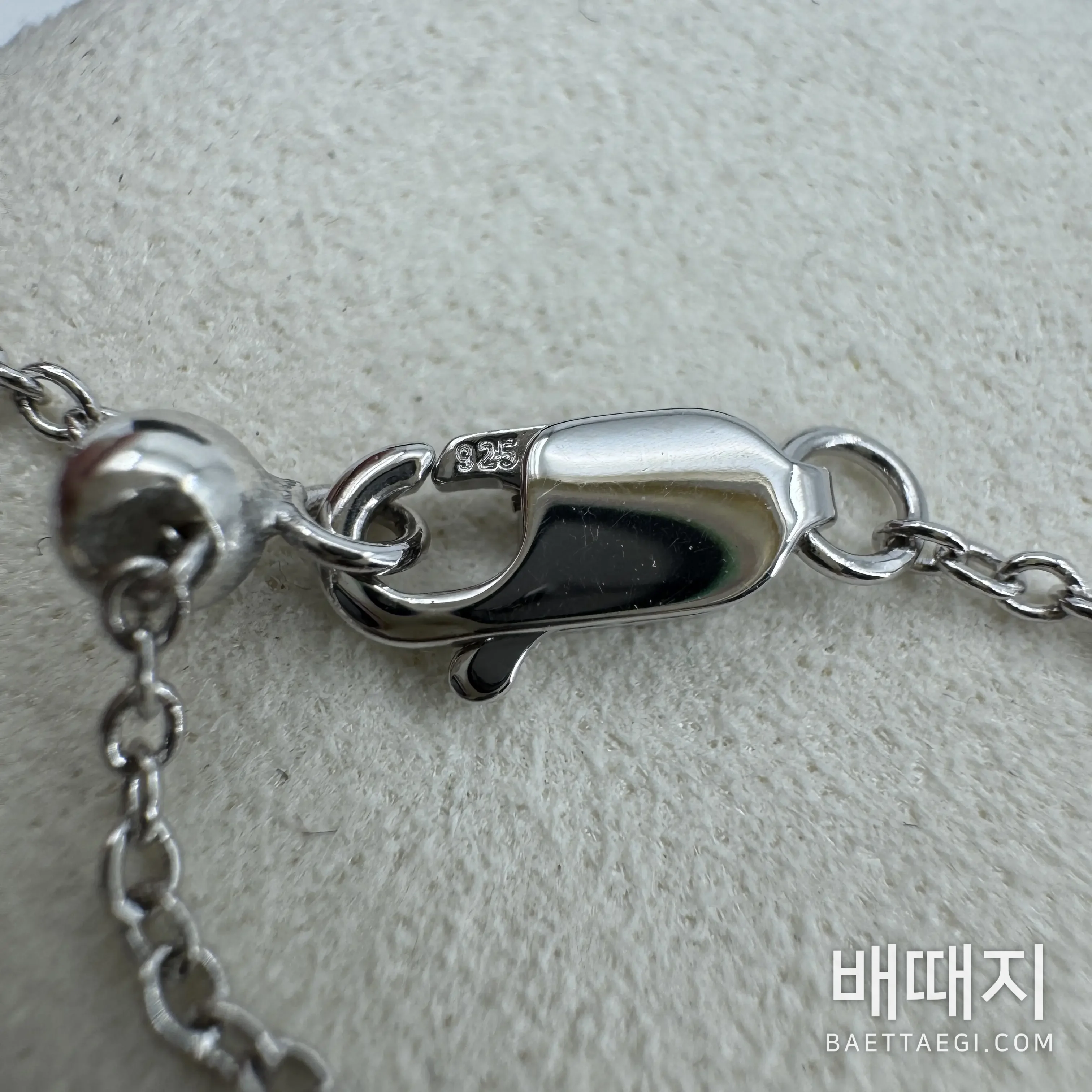 그라프 나비 모티브 다이아몬드 목걸이 125002 검수사진 6