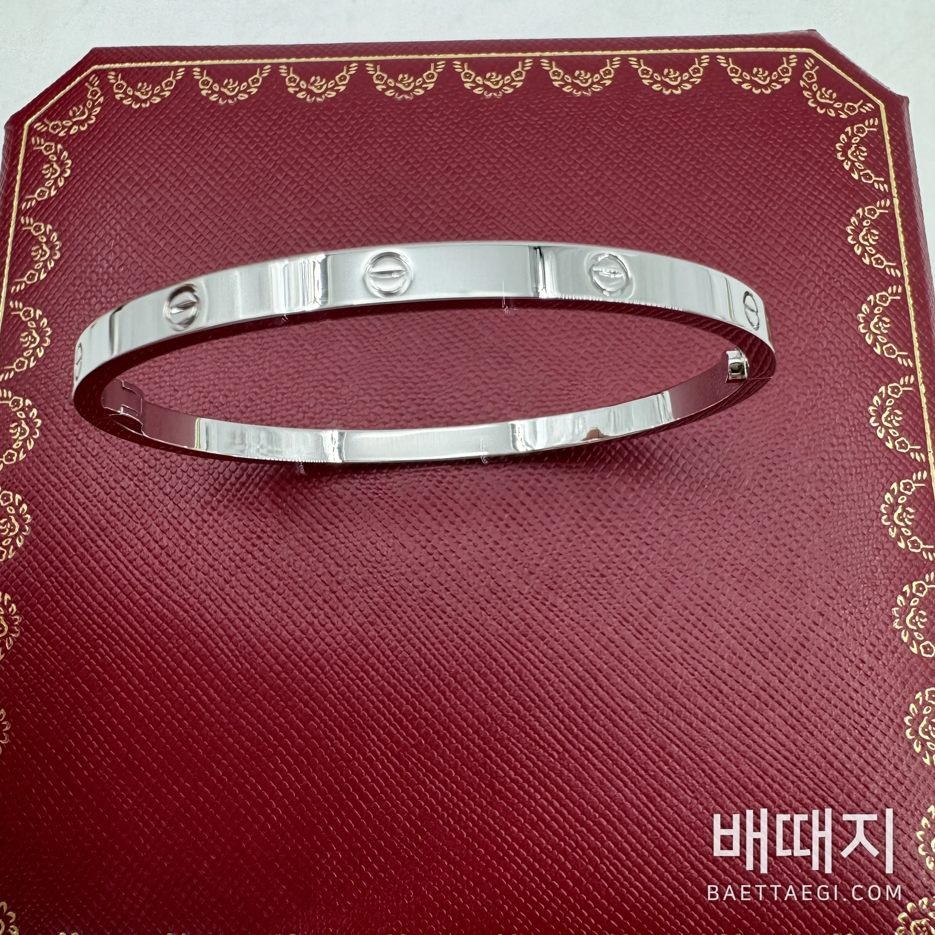 까르띠에 러브 팔찌 3.65mm 검수사진 5