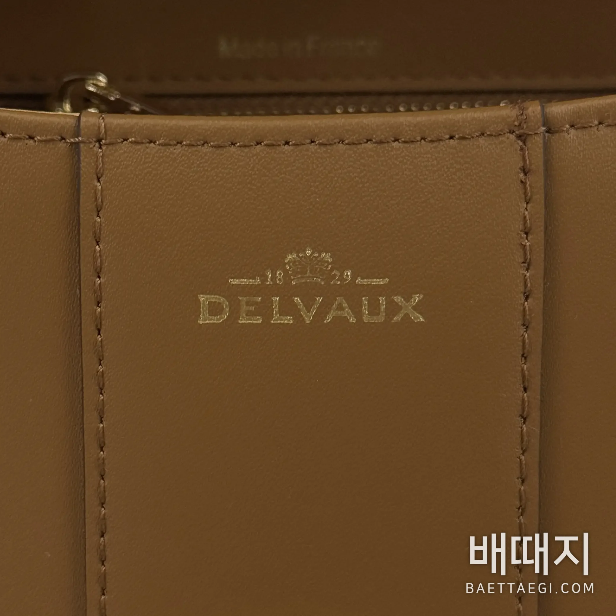 델보 더블 링 브릴리언트 박스 가죽 PM 숄더백 191157 검수사진 7