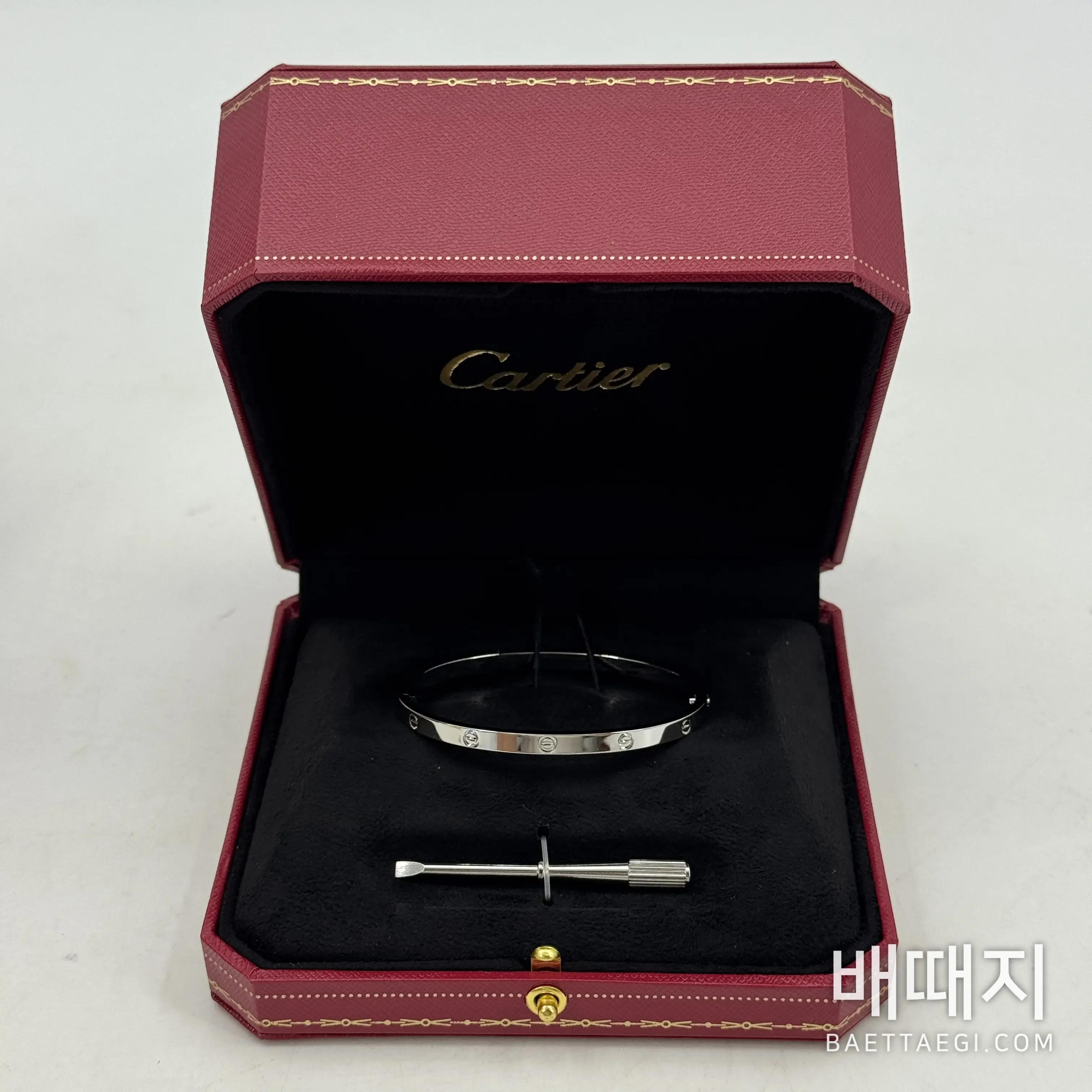 까르띠에 러브 팔찌 3.65mm 검수사진 2