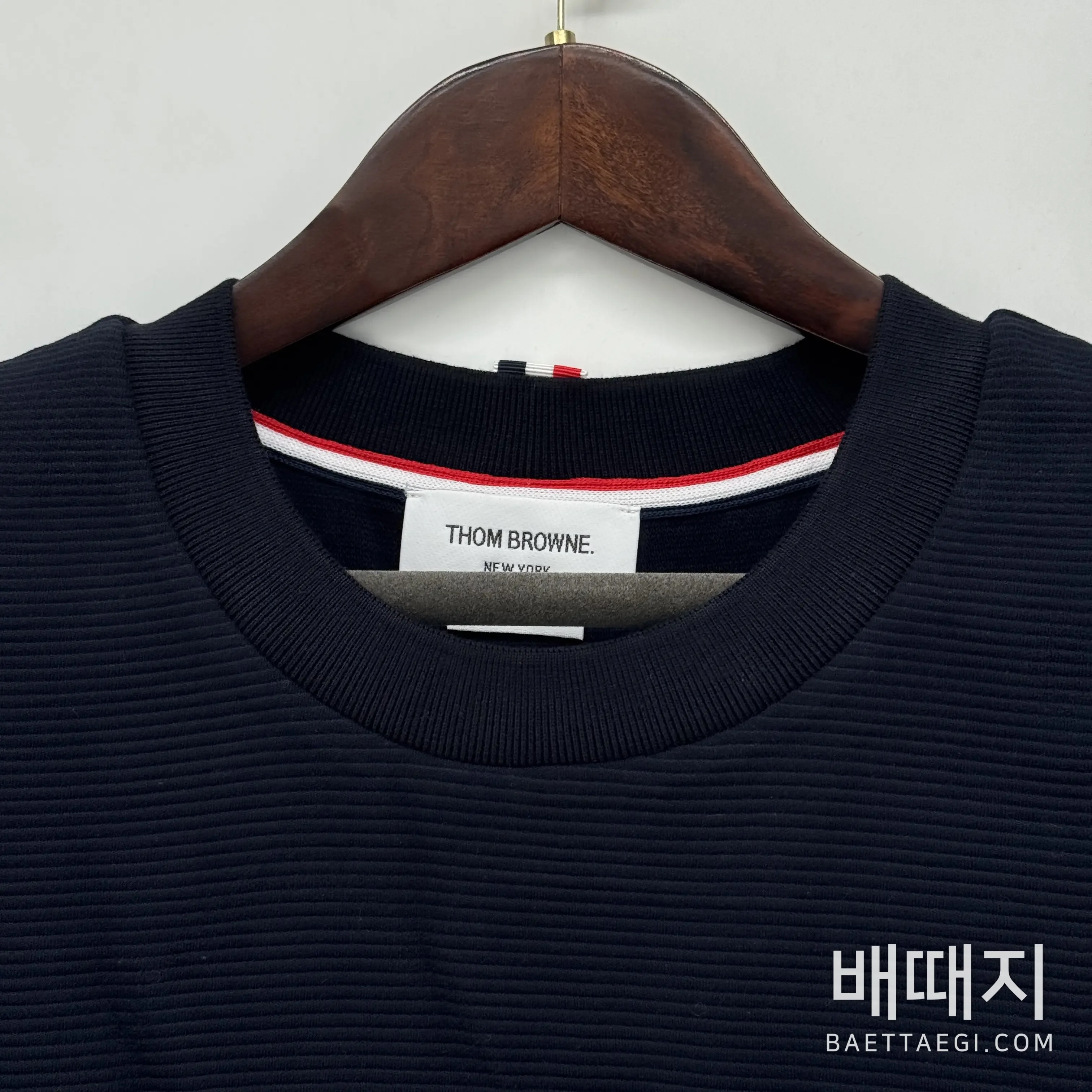 톰브라운 리브 스트레이트 립 남성 긴팔 티셔츠 46528 검수사진 2