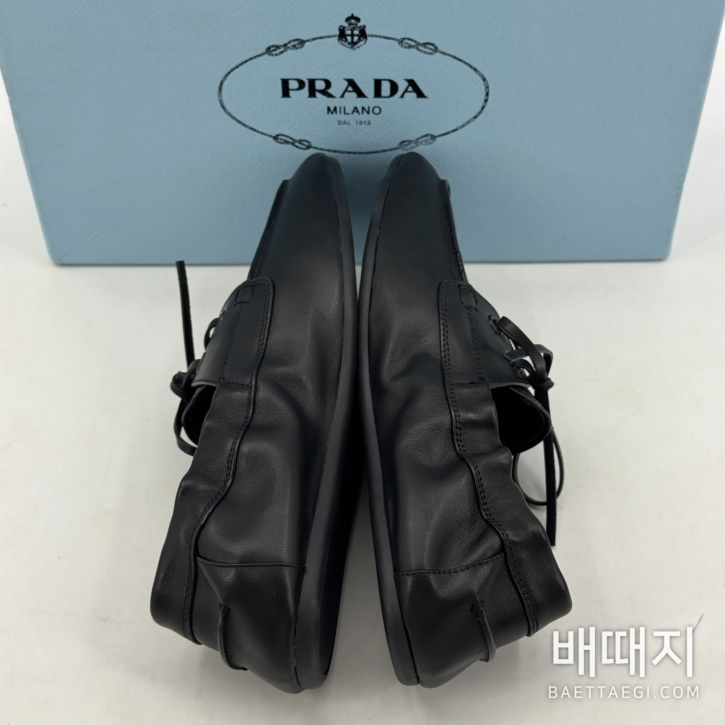 프라다 플리츠 장식 소프트 솔 로퍼 95389 검수사진 5