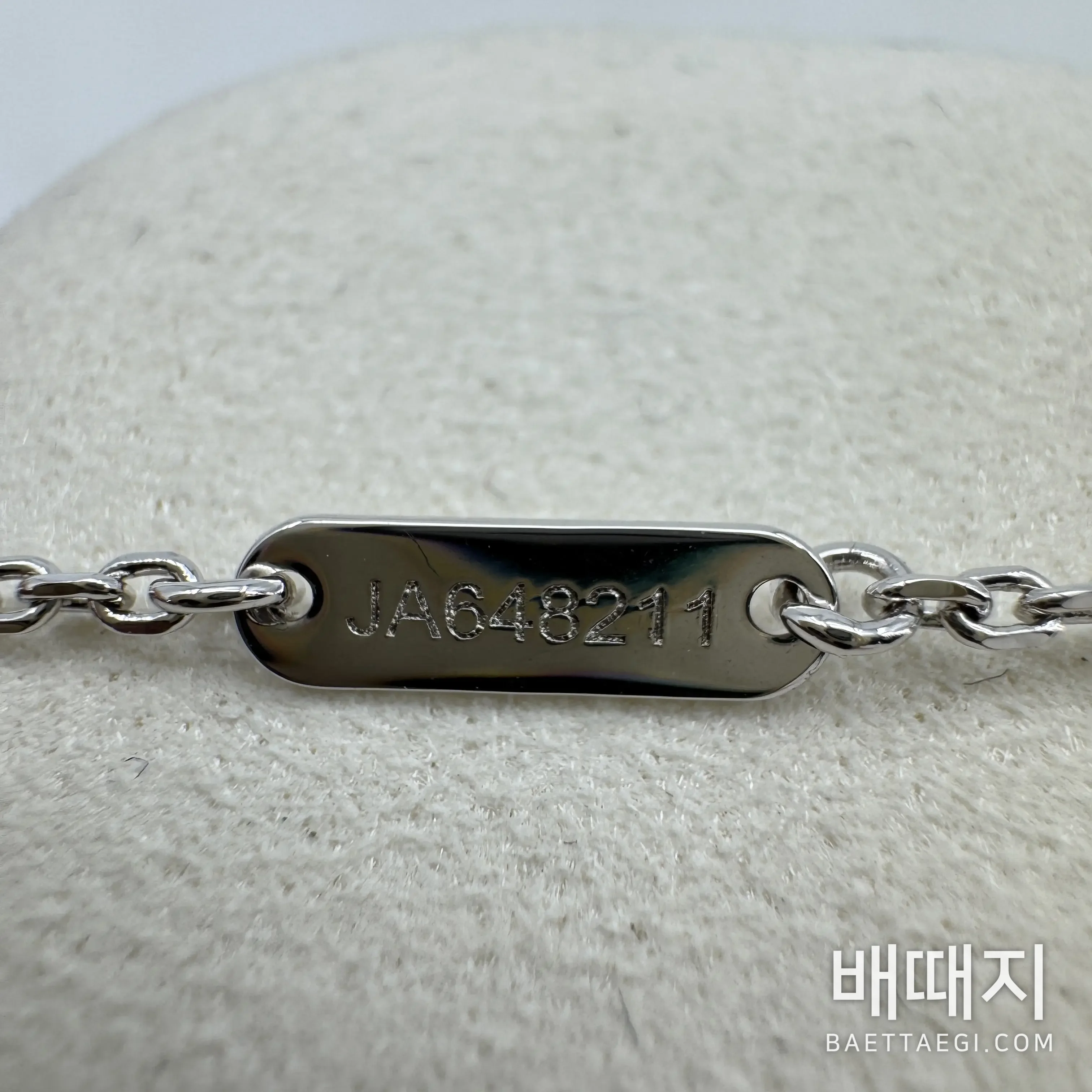 반클리프앤아펠 네 잎 클로버 스털링 실버 목걸이 63884 검수사진 6