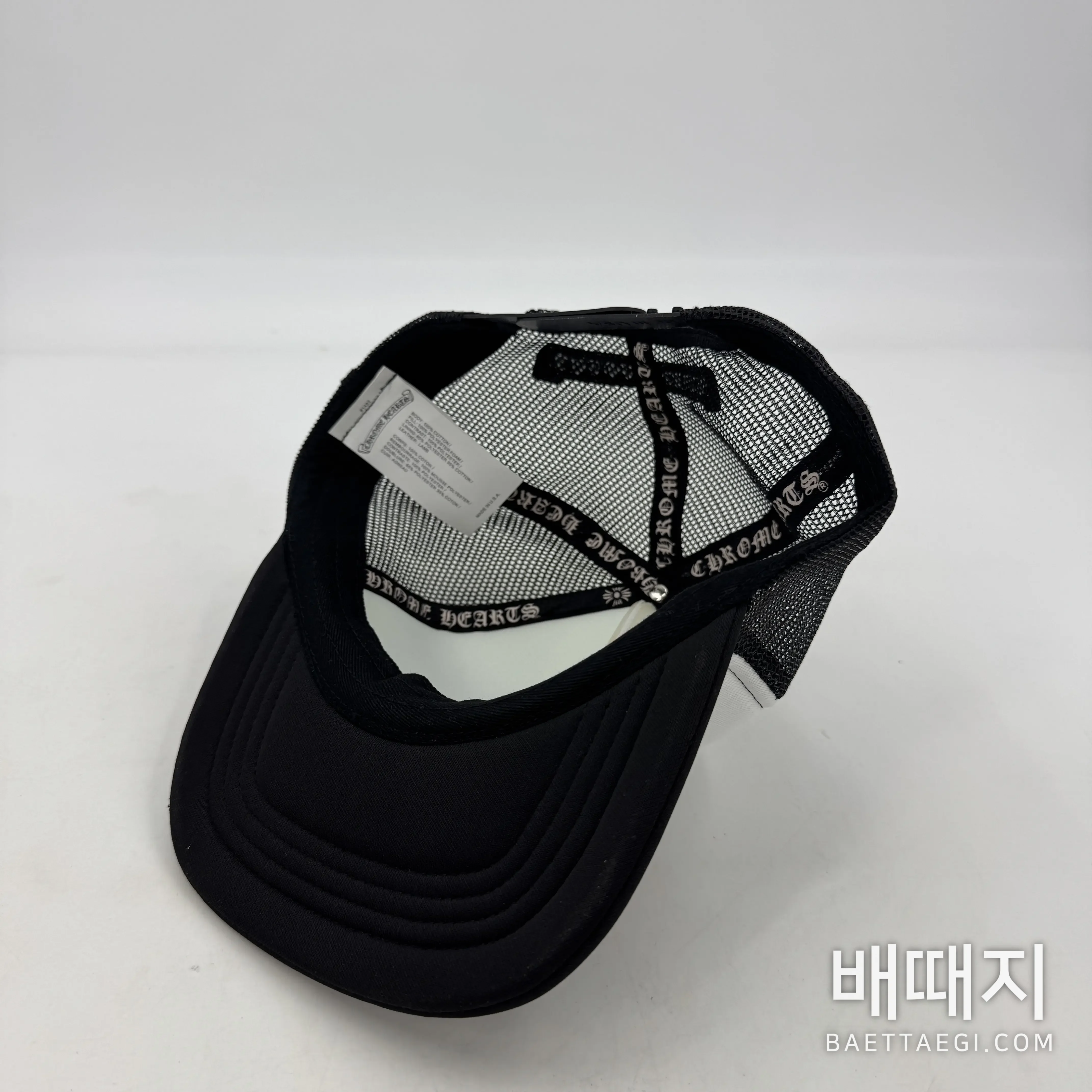 크롬하츠 크로스 패턴 가죽 베이스볼캡 163907 검수사진 7