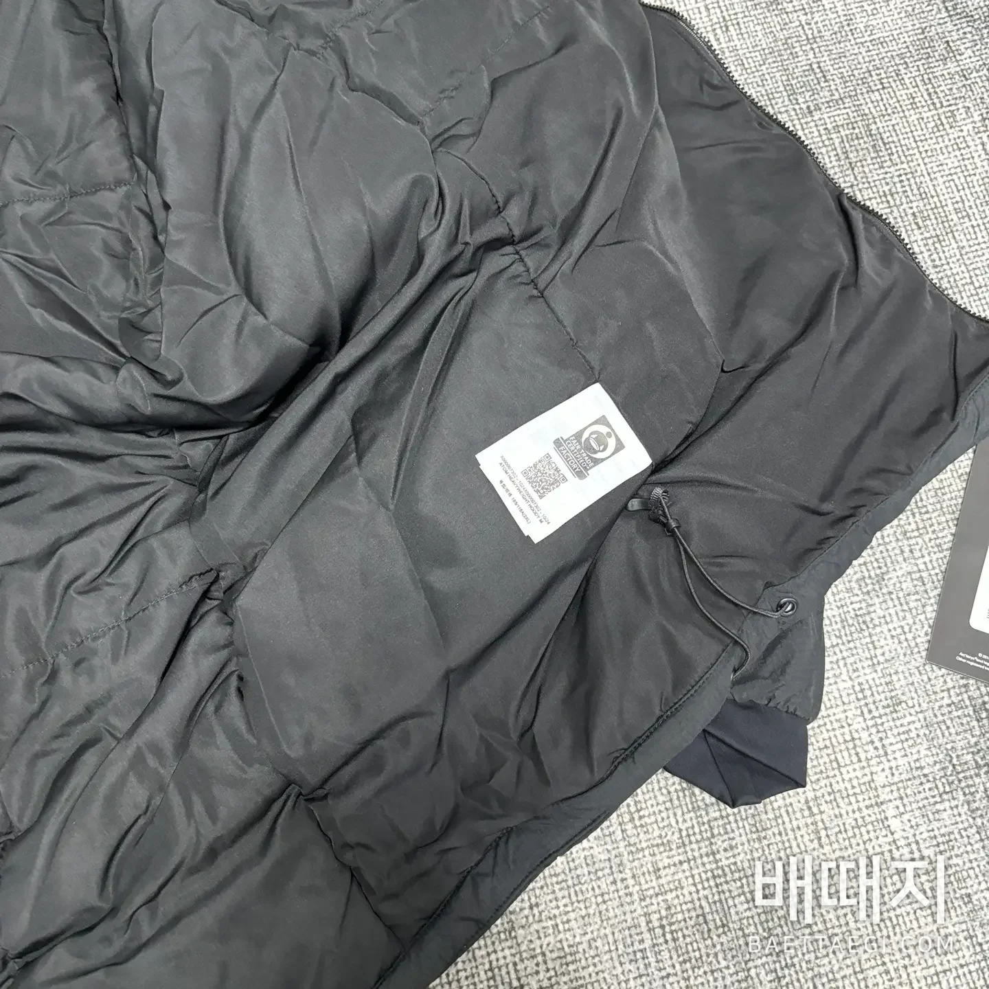 아크테릭스 [TZ] 아톰 LT 후디 2.0 블랙 200179 Arc'teryx Atom LT Hoodie 2.0 검수사진 4