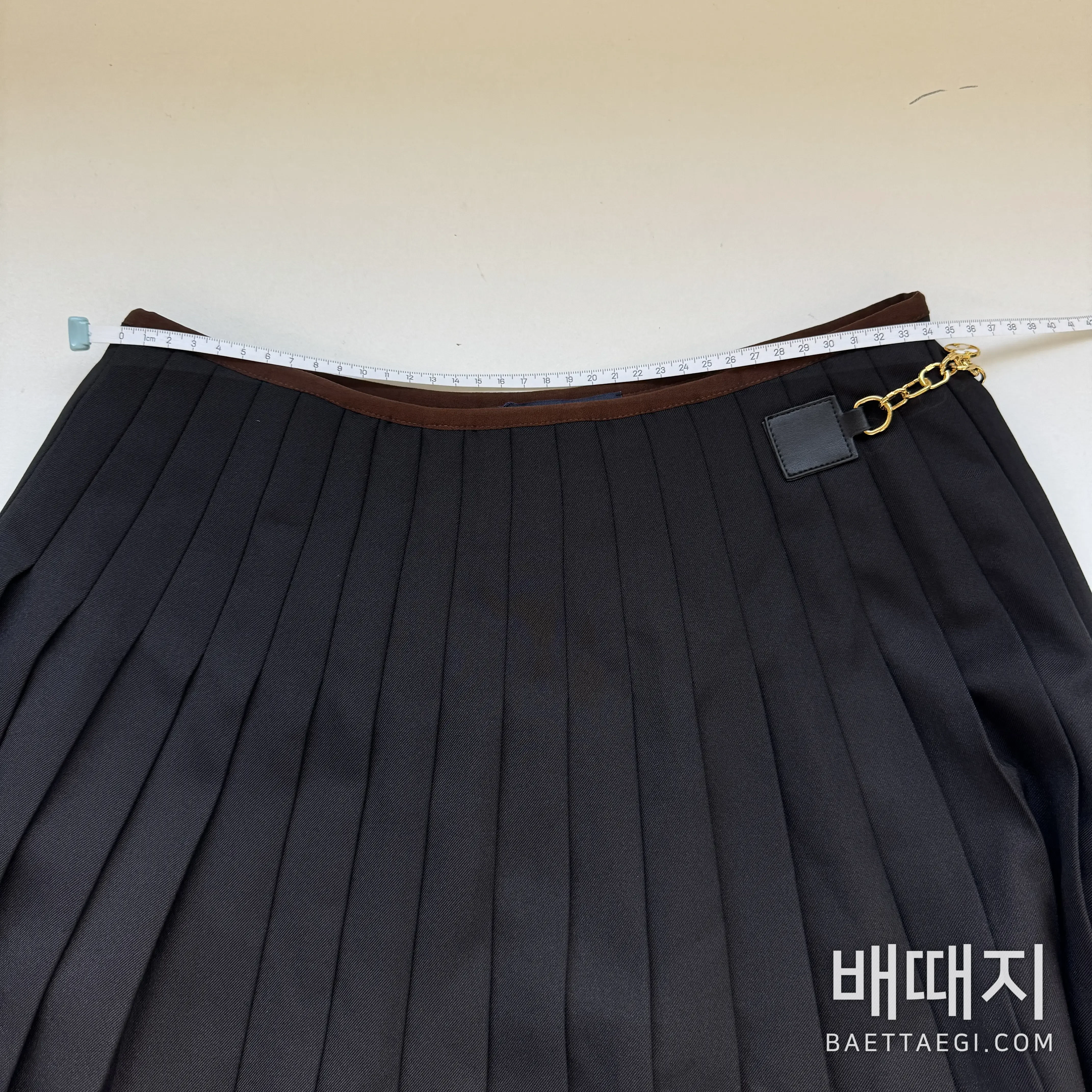 루이비통 플리츠 미디 스커트 154132 검수사진 7
