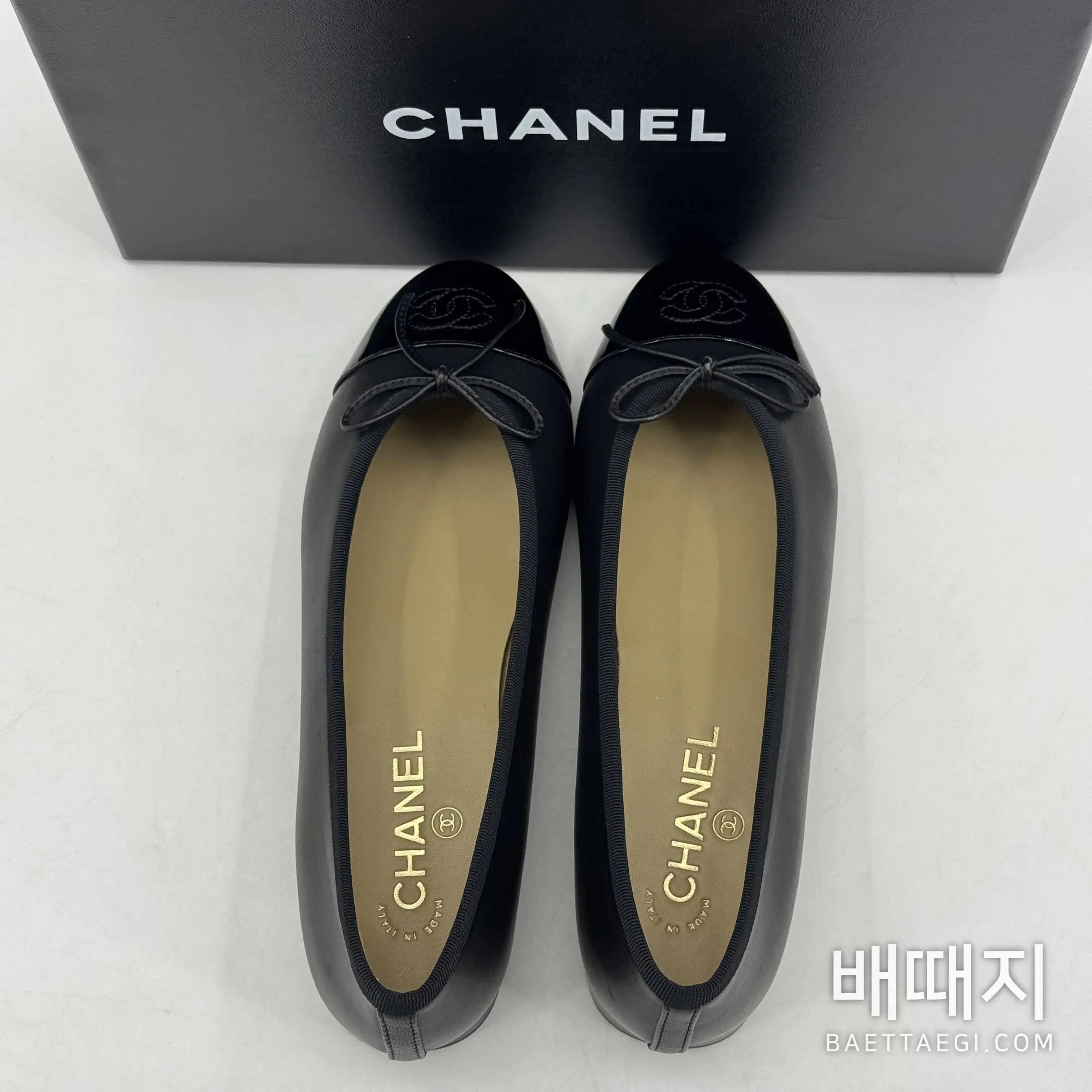 샤넬 클래식 보우 발레 플랫슈즈 95267 검수사진 4