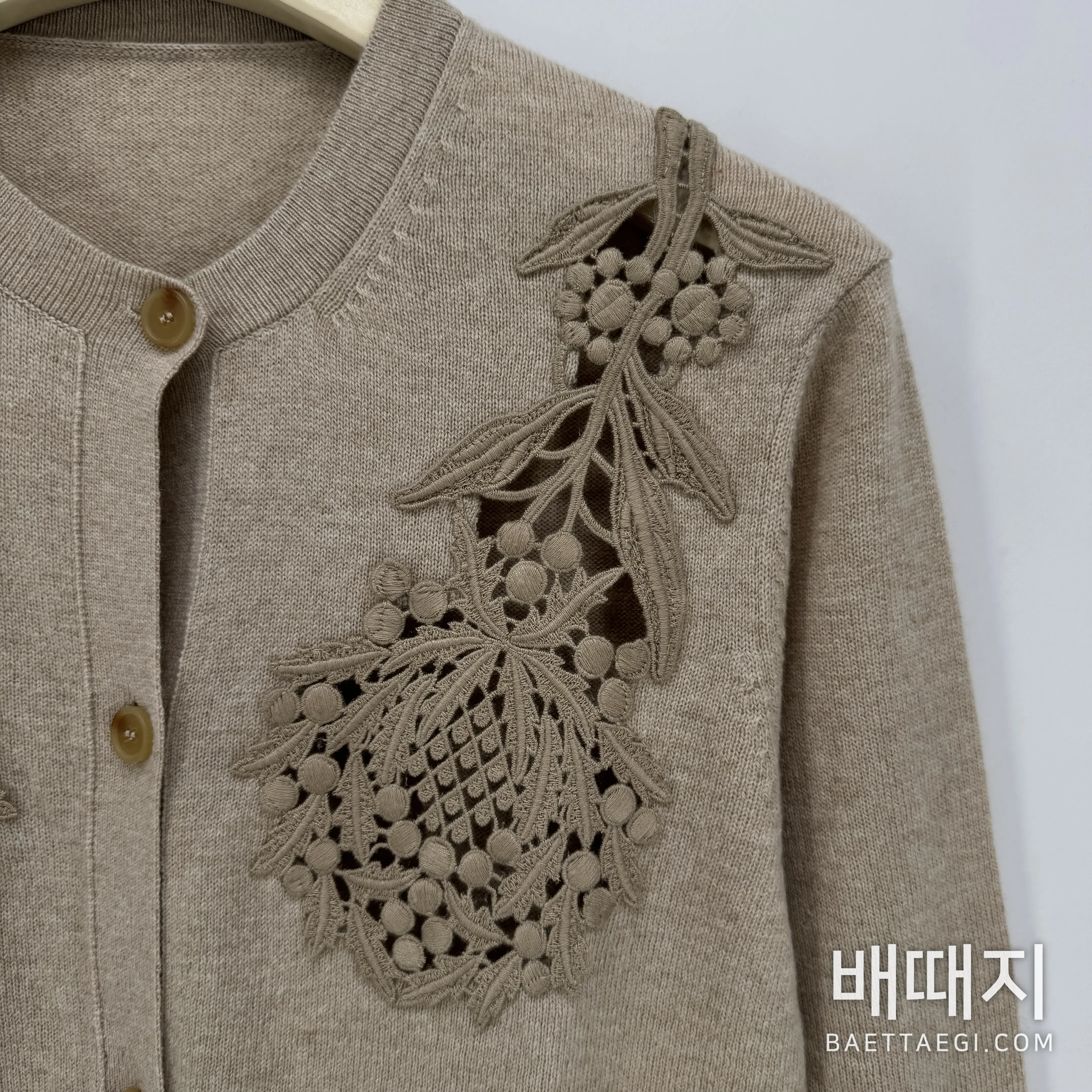 로로피아나 가디건 검수사진 3