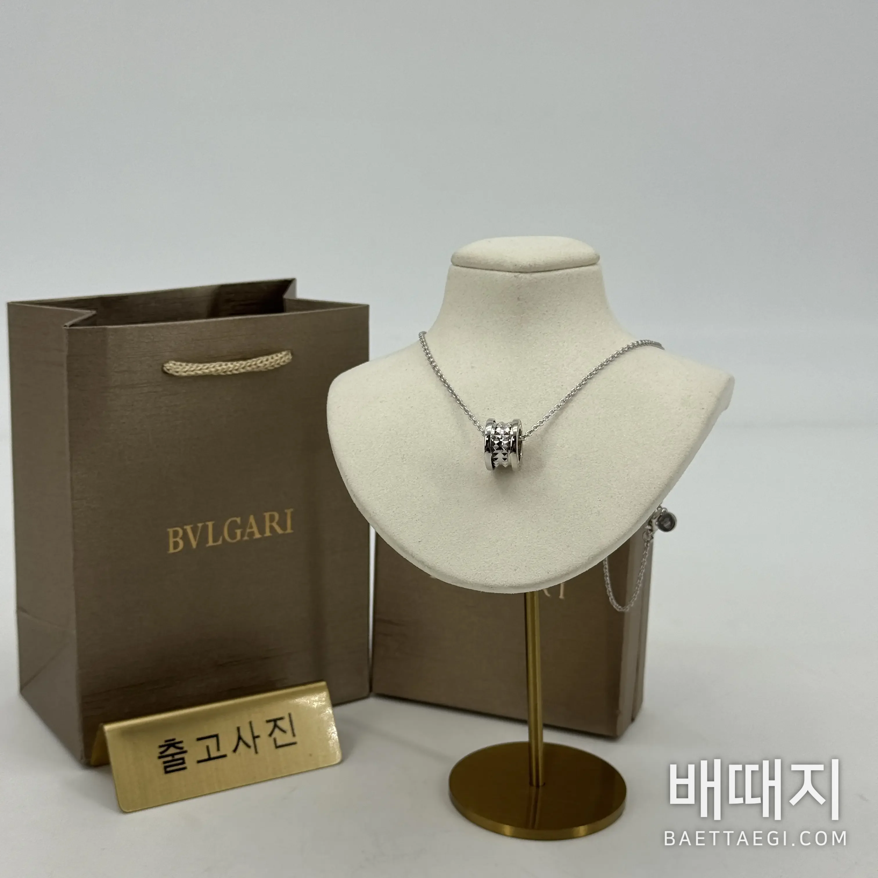 불가리 리틀레드맨 스터드 목걸이 64821 검수사진 1