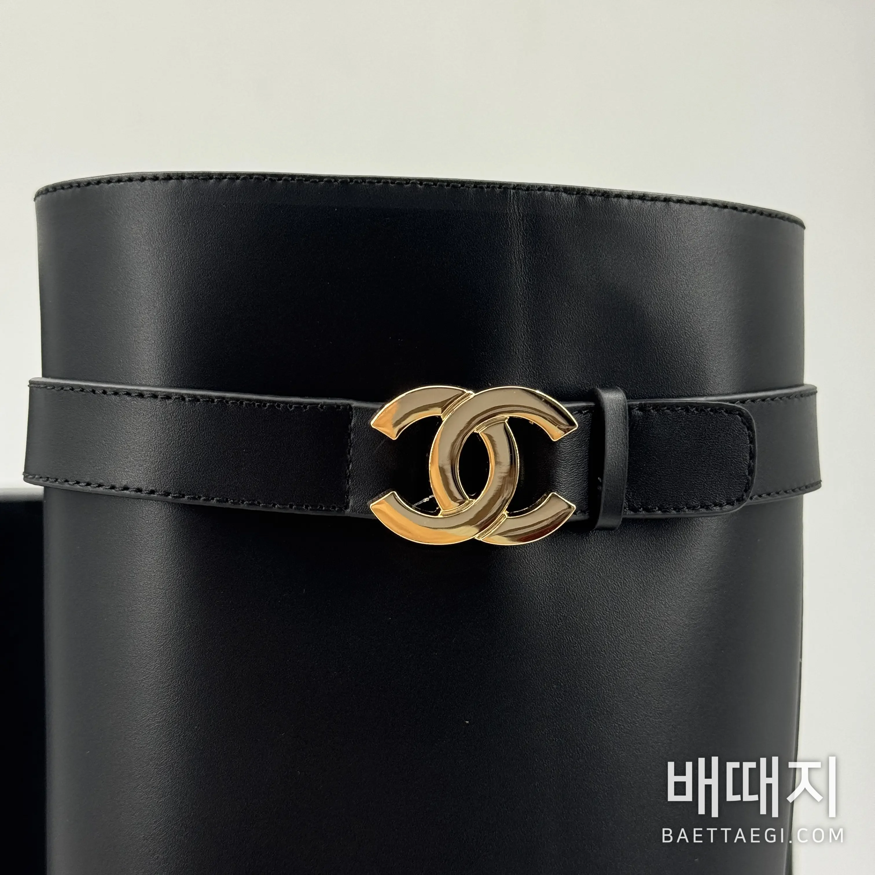 샤넬 부츠 더블 C 메탈 버클 171495 검수사진 7