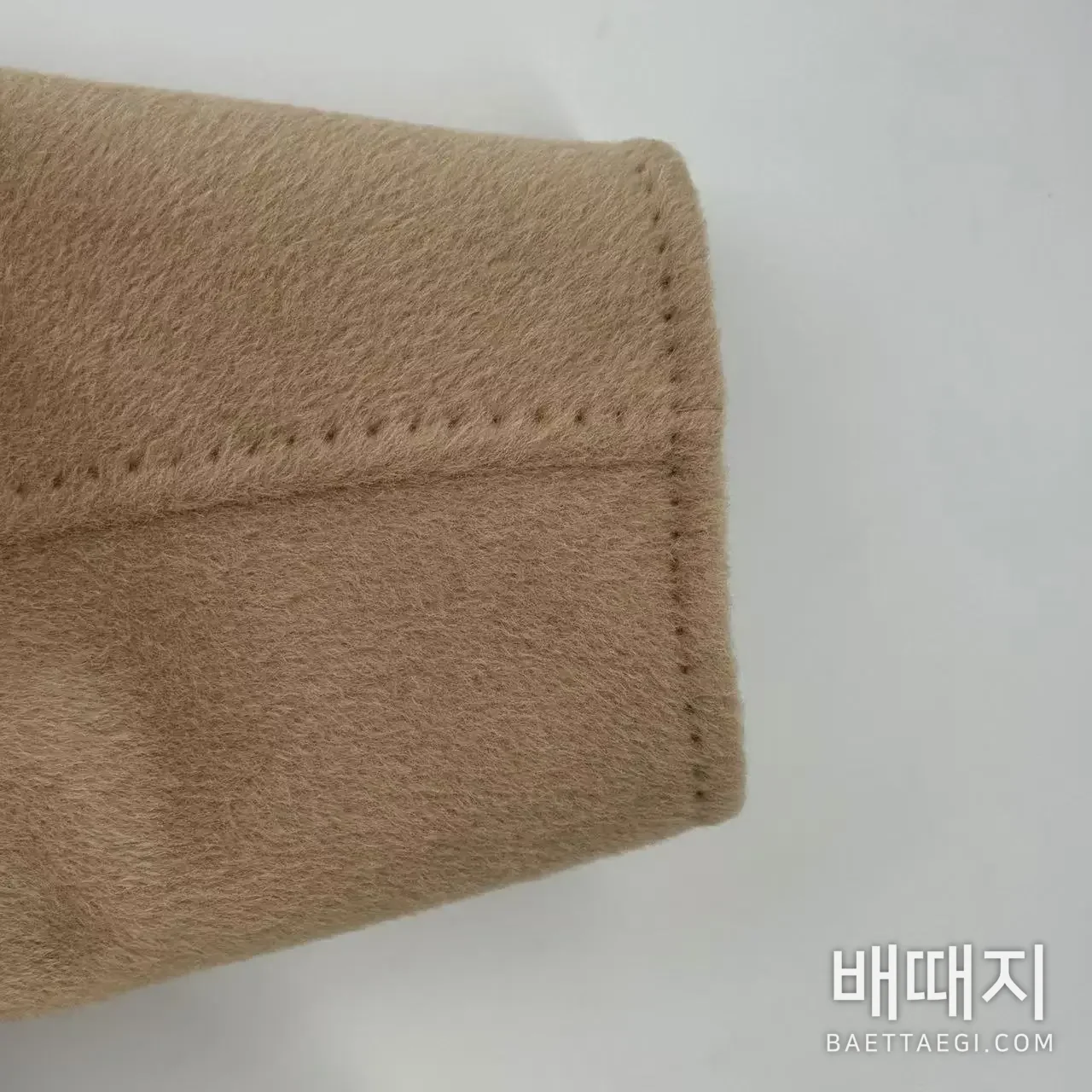 캐시미어 코트 카멜 검수사진 3