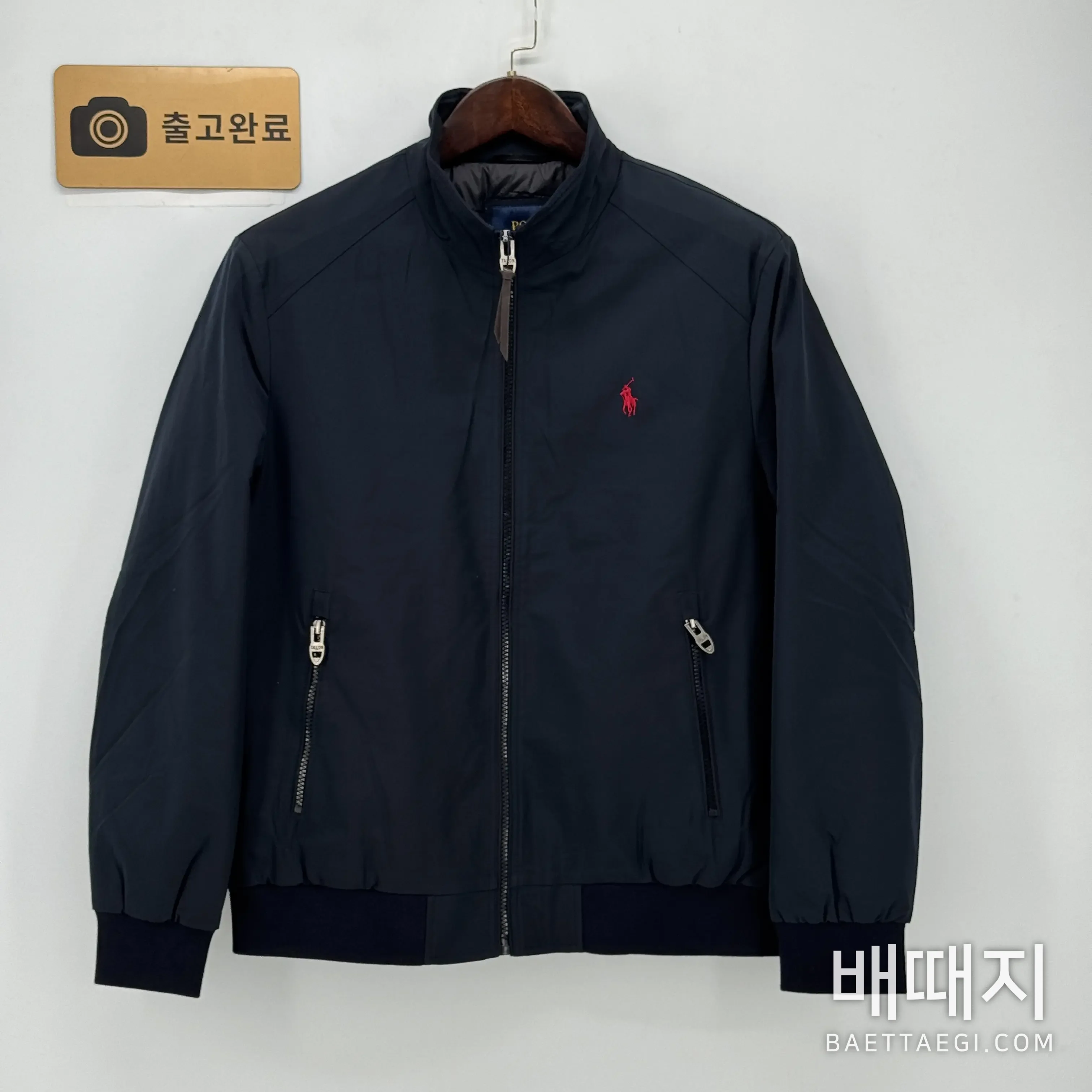 폴로 스탠드 카라 다운 봄버 남성 자켓 205950 검수사진 1