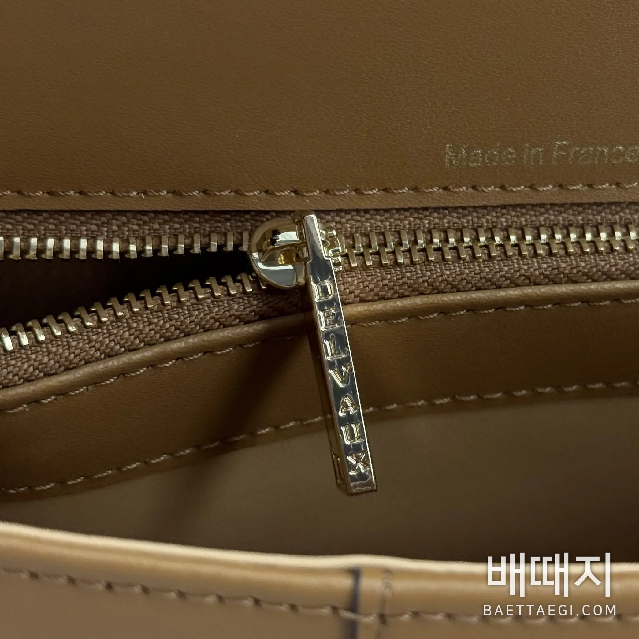 델보 더블 링 브릴리언트 박스 가죽 PM 숄더백 191157 검수사진 8