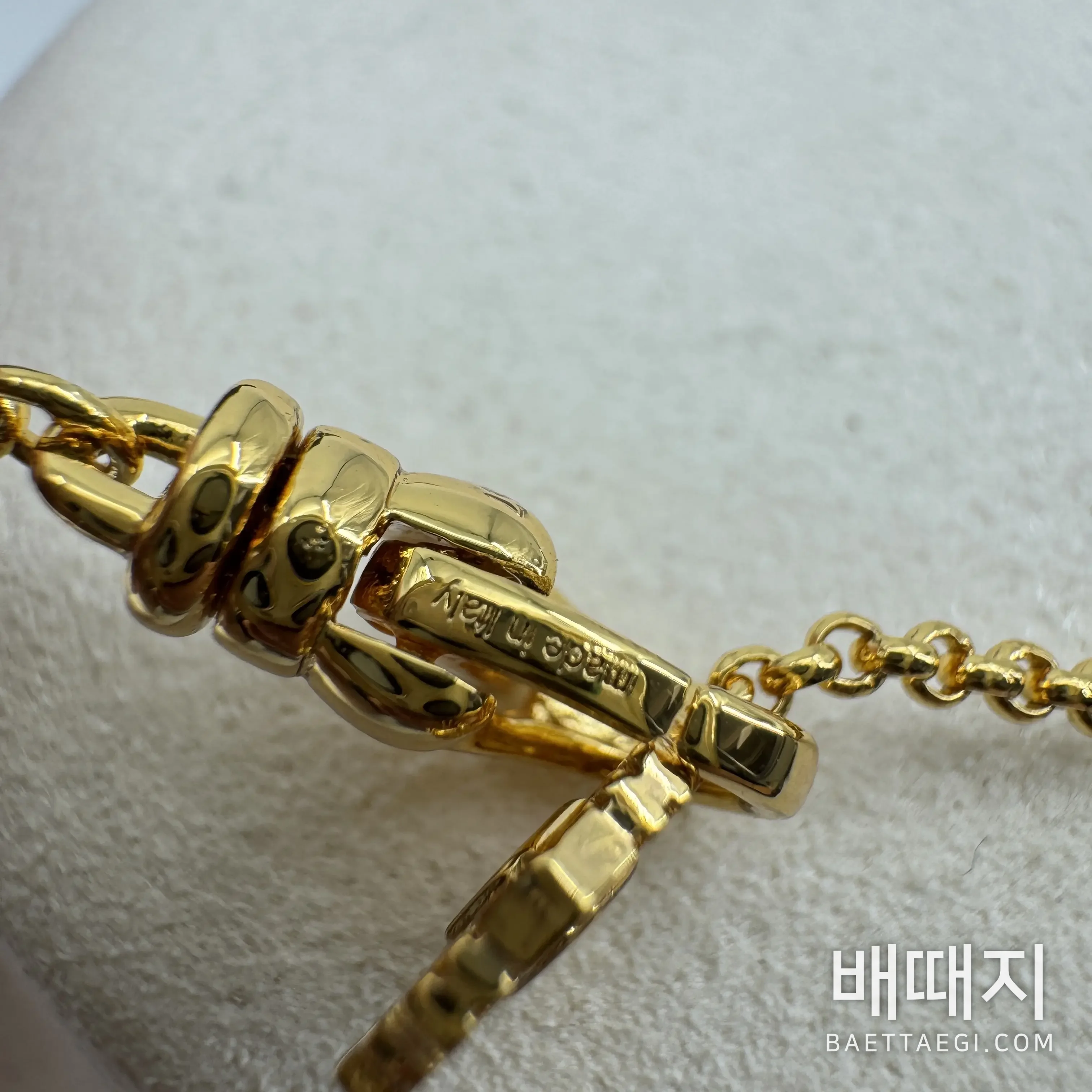 부첼라티 고디스 오페라 하트 롱 플라워 세터 진주 목걸이 64180 검수사진 8