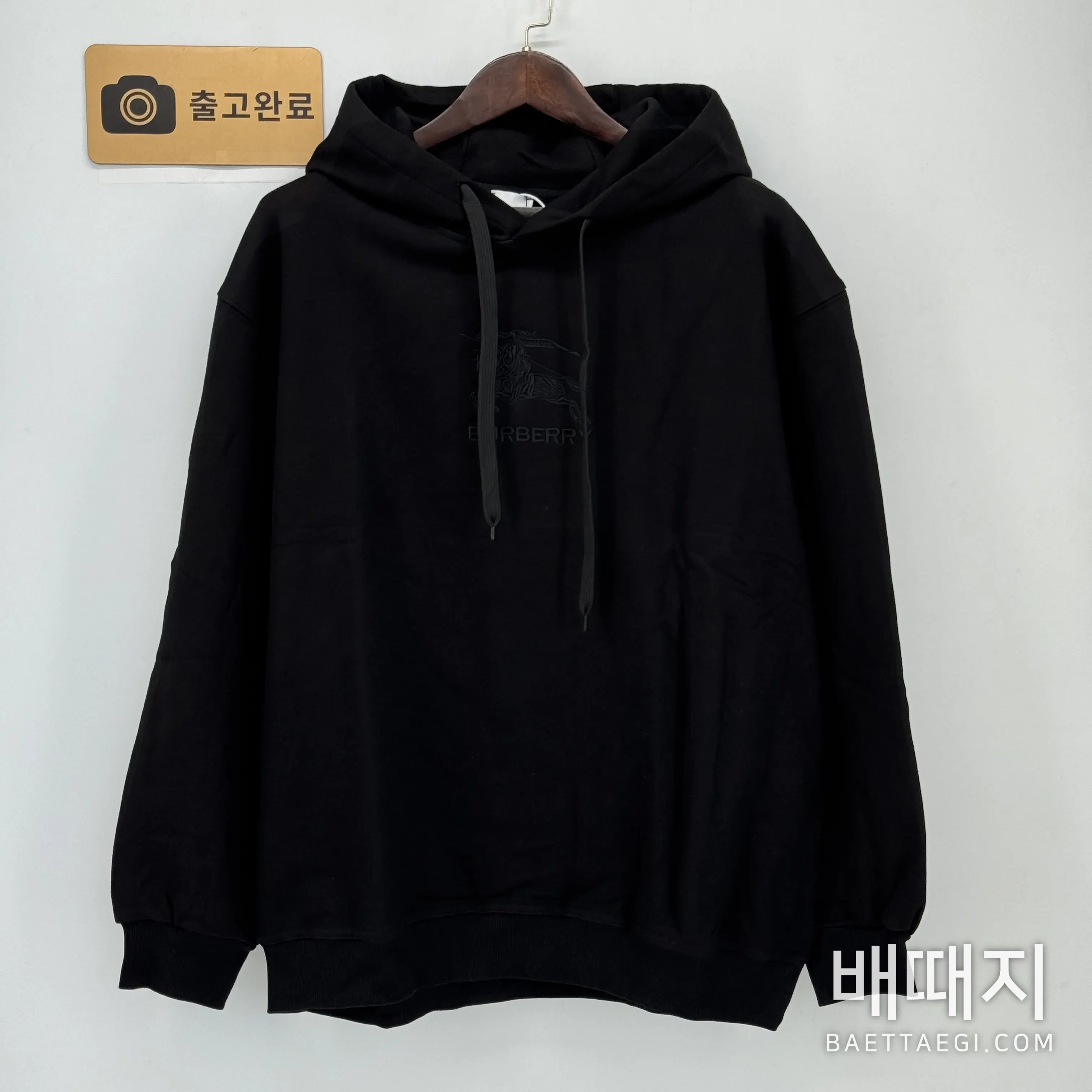 버버리 후드 검수사진 1
