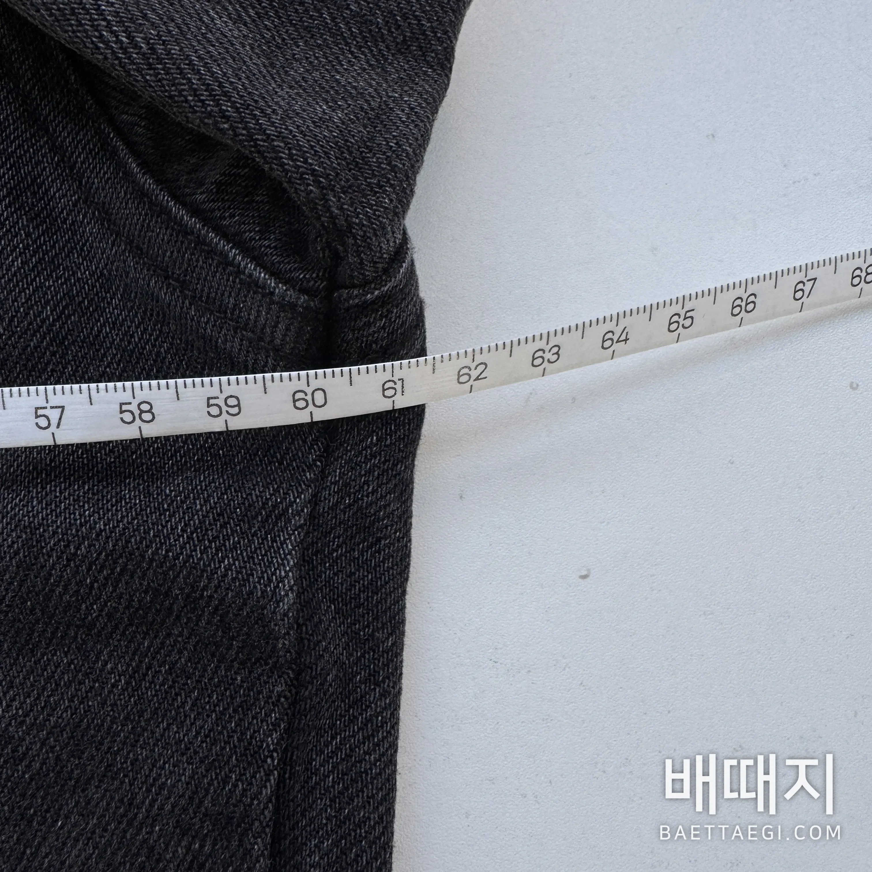 샤넬 레터 버튼 데님 자켓 203440 검수사진 8