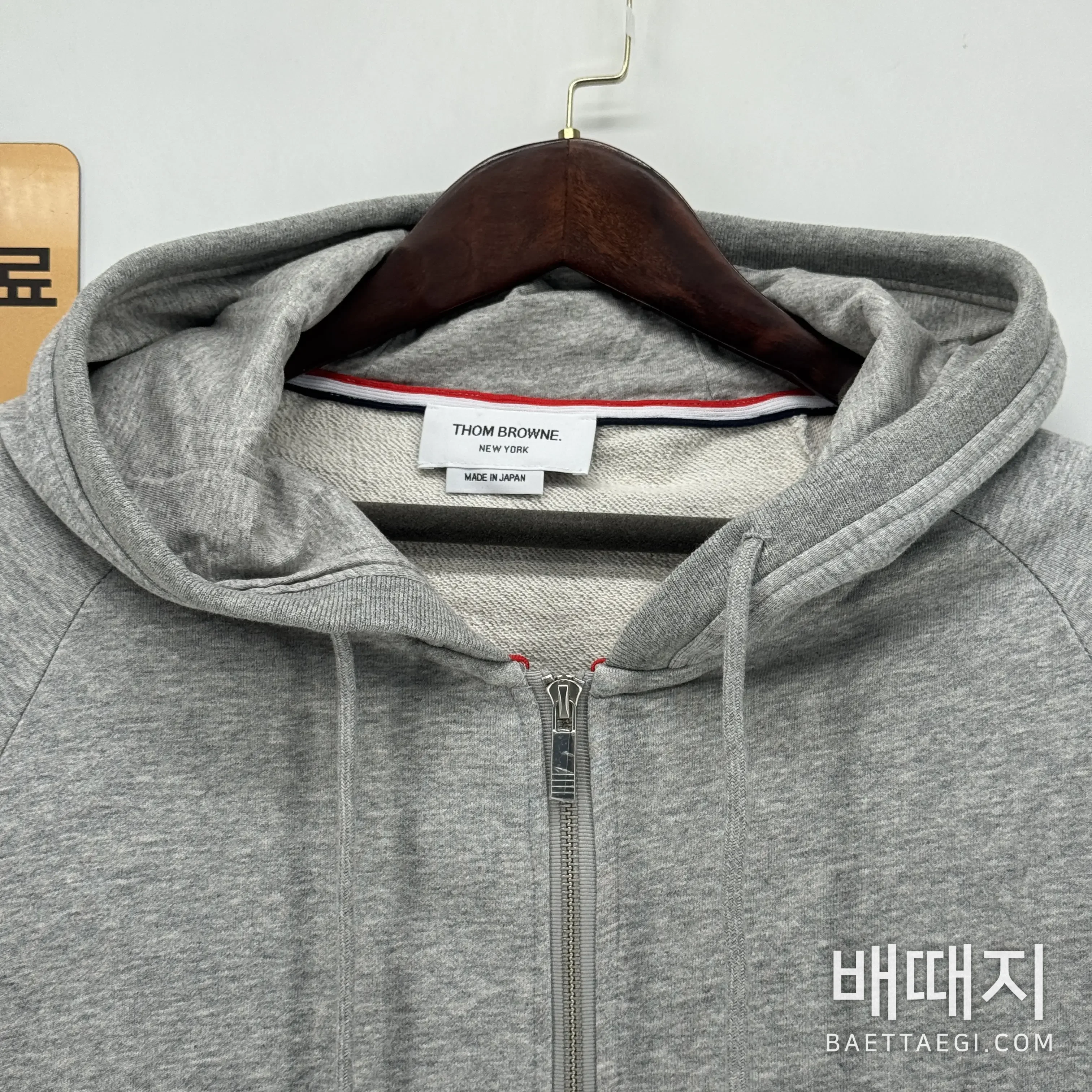 톰브라운 후드 세트 검수사진 6