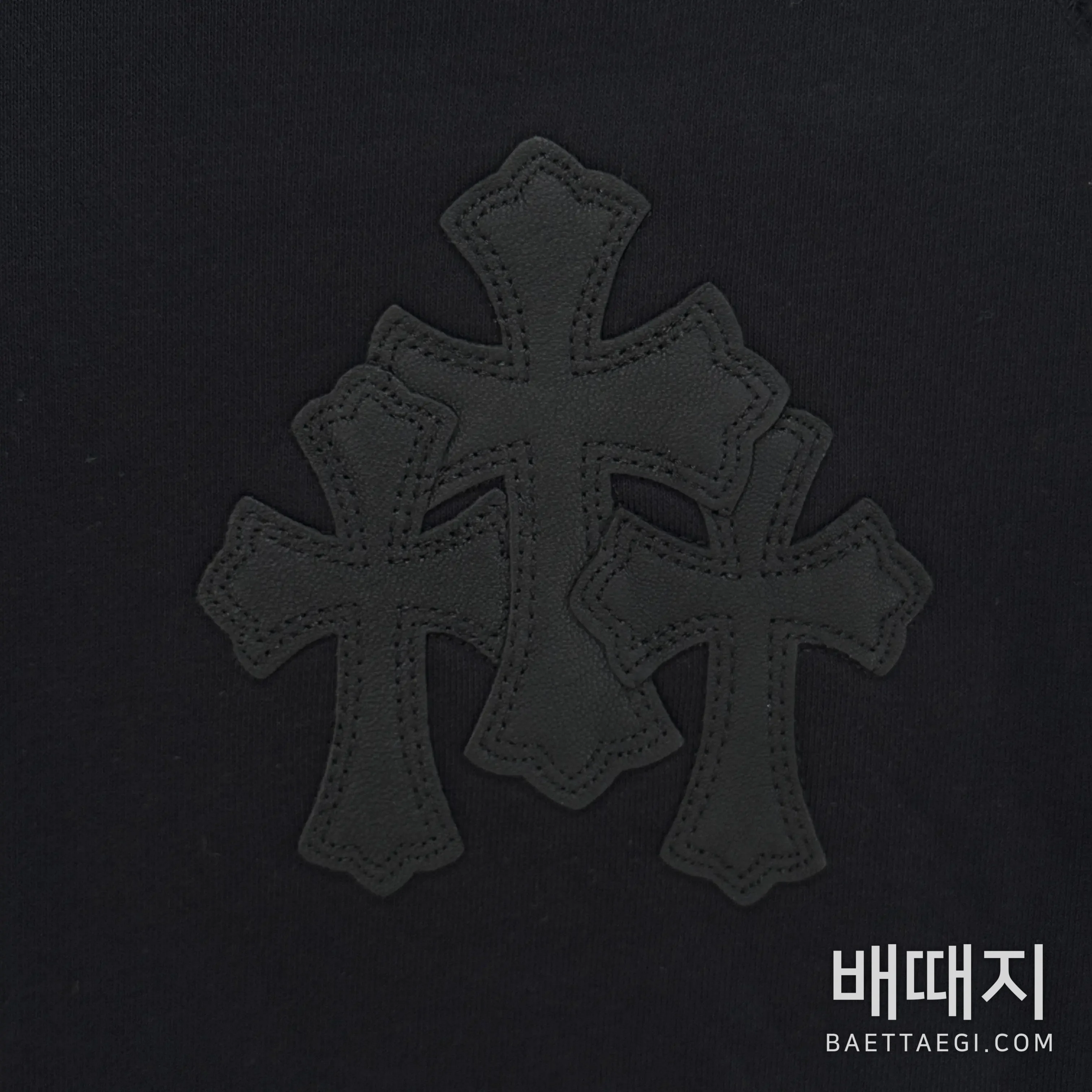 크롬하츠 가죽 안감 후드 집업 맨투맨 검수사진 4
