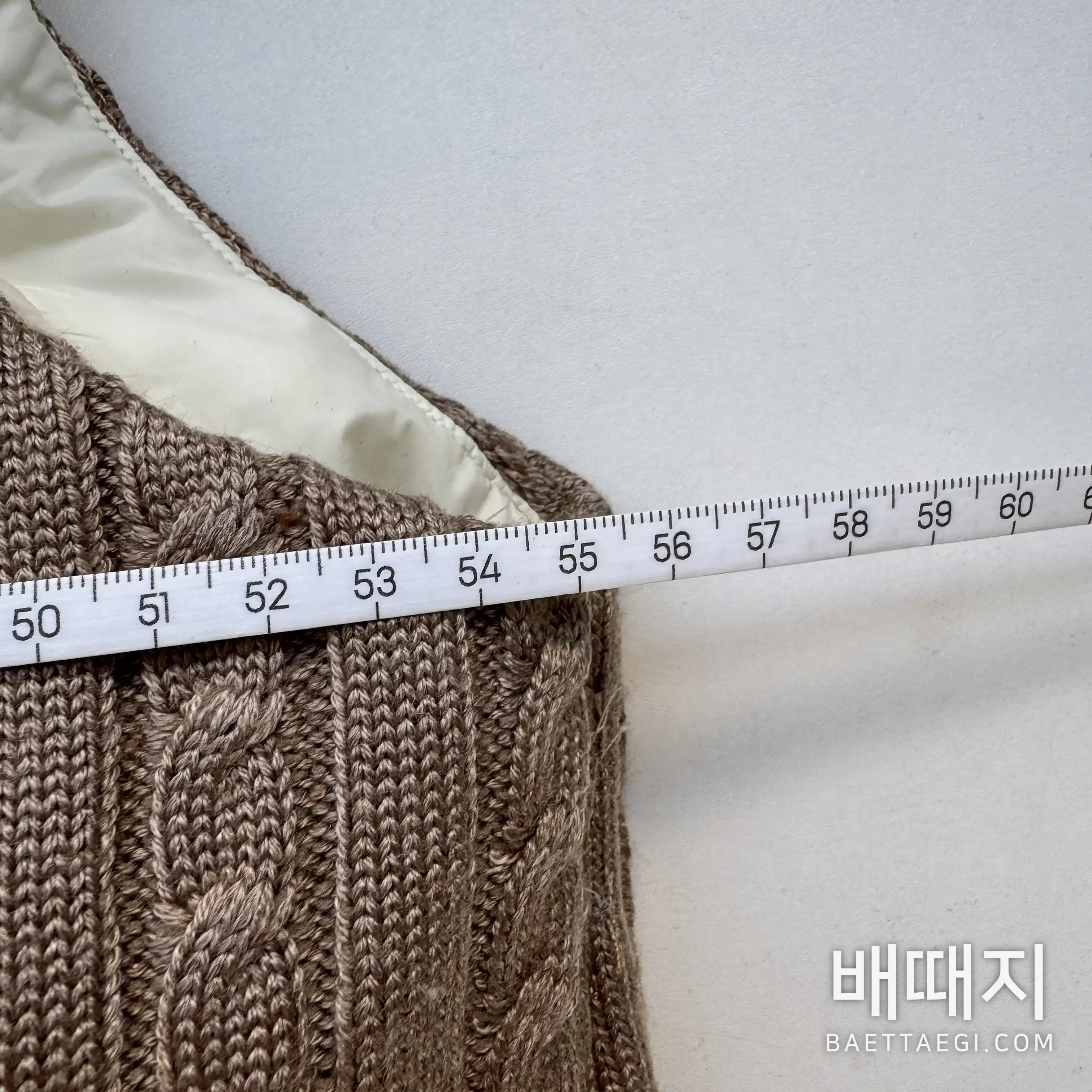 로로피아나 조끼 검수사진 8