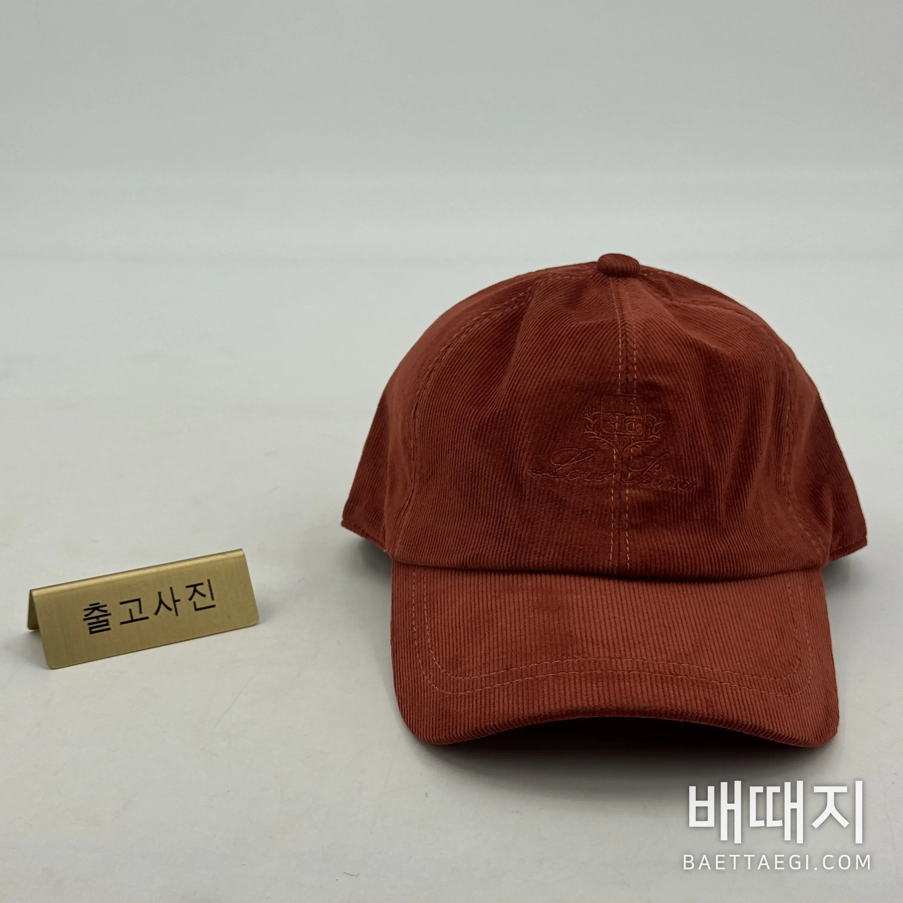 로로피아나 코듀로이 베이스볼 캡 179651 검수사진 1