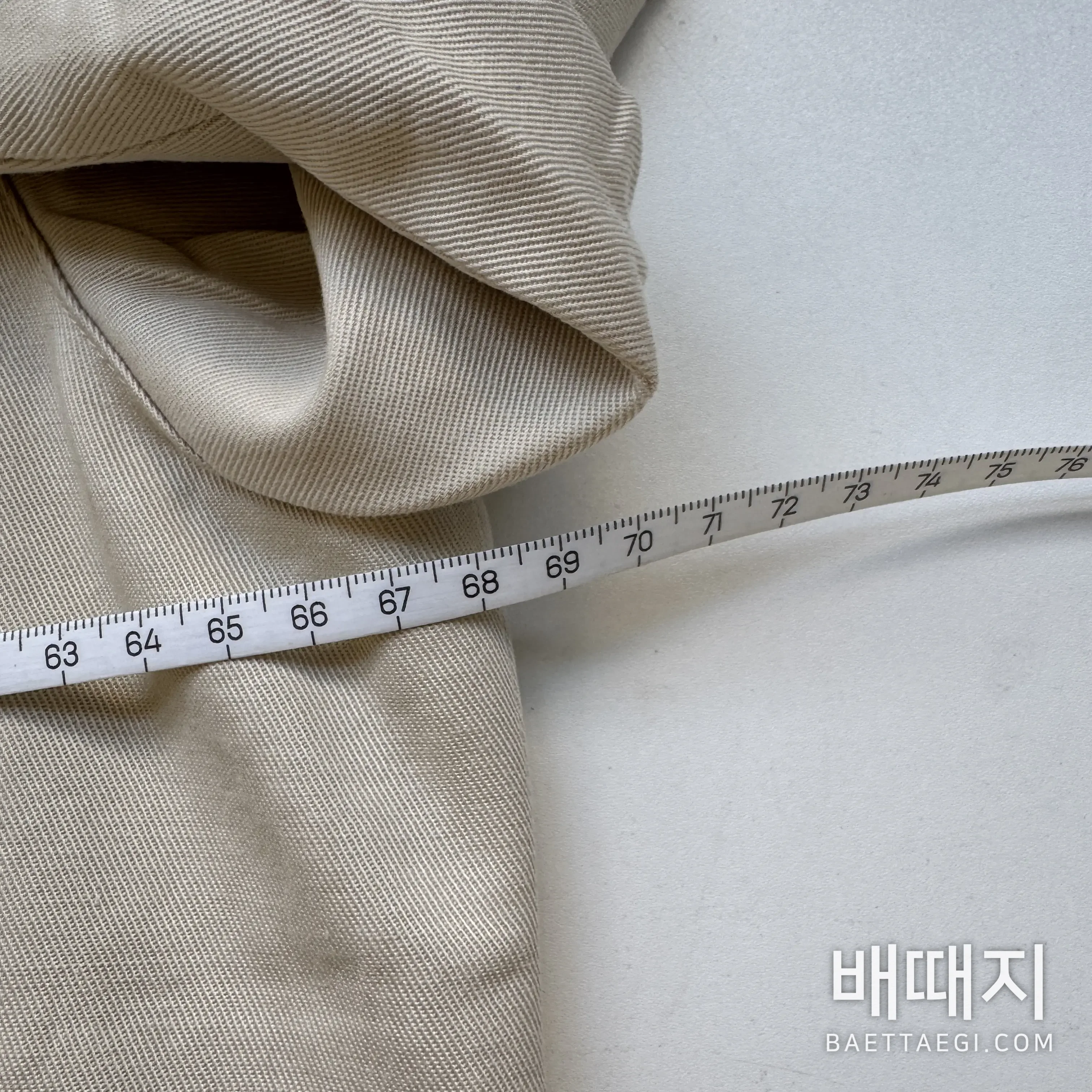 루이비통 가죽 라벨 트윌 남성 자켓 198477 검수사진 8