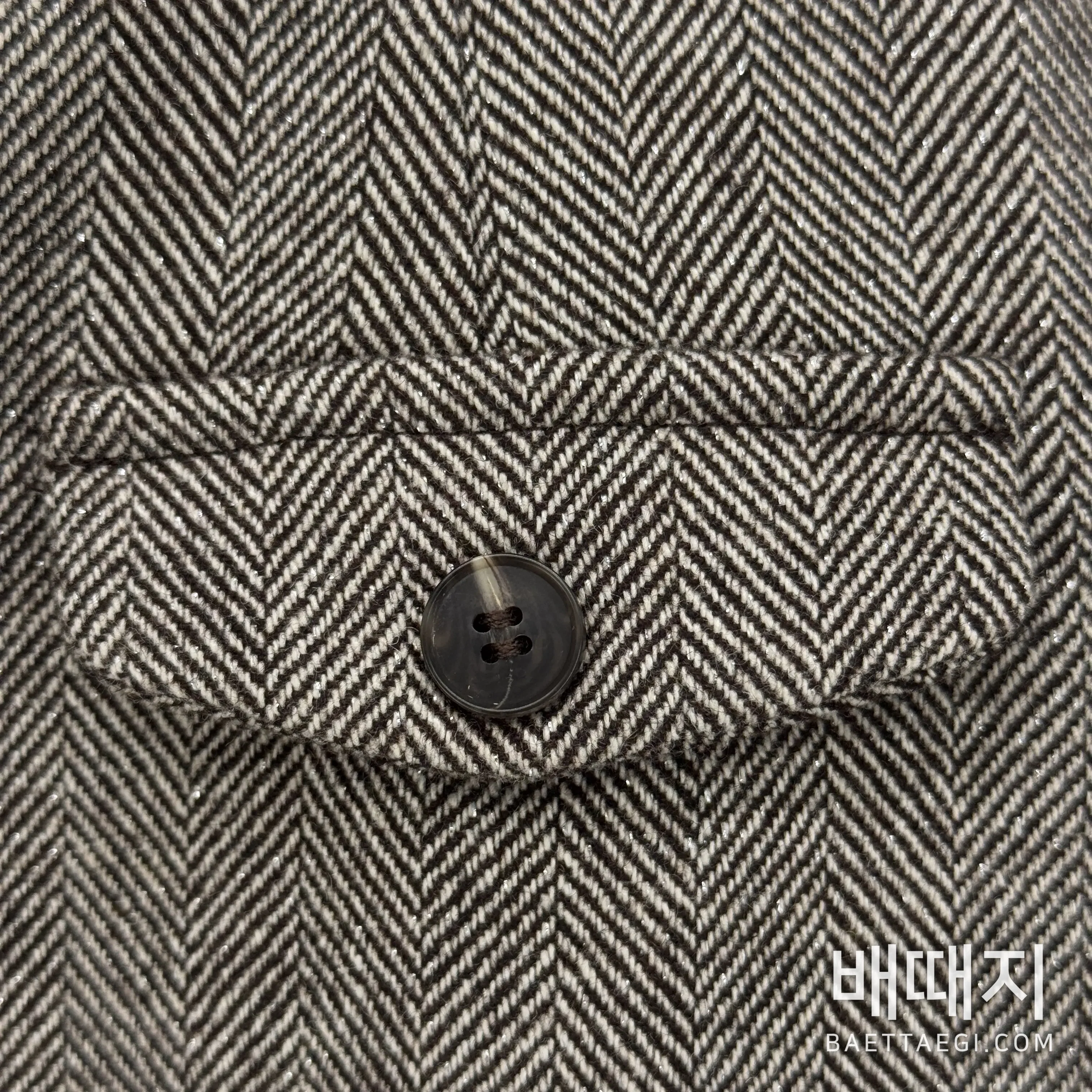 에르메스 벨트 장식 프린트 플랩 포켓 롱 스커트 검수사진 5